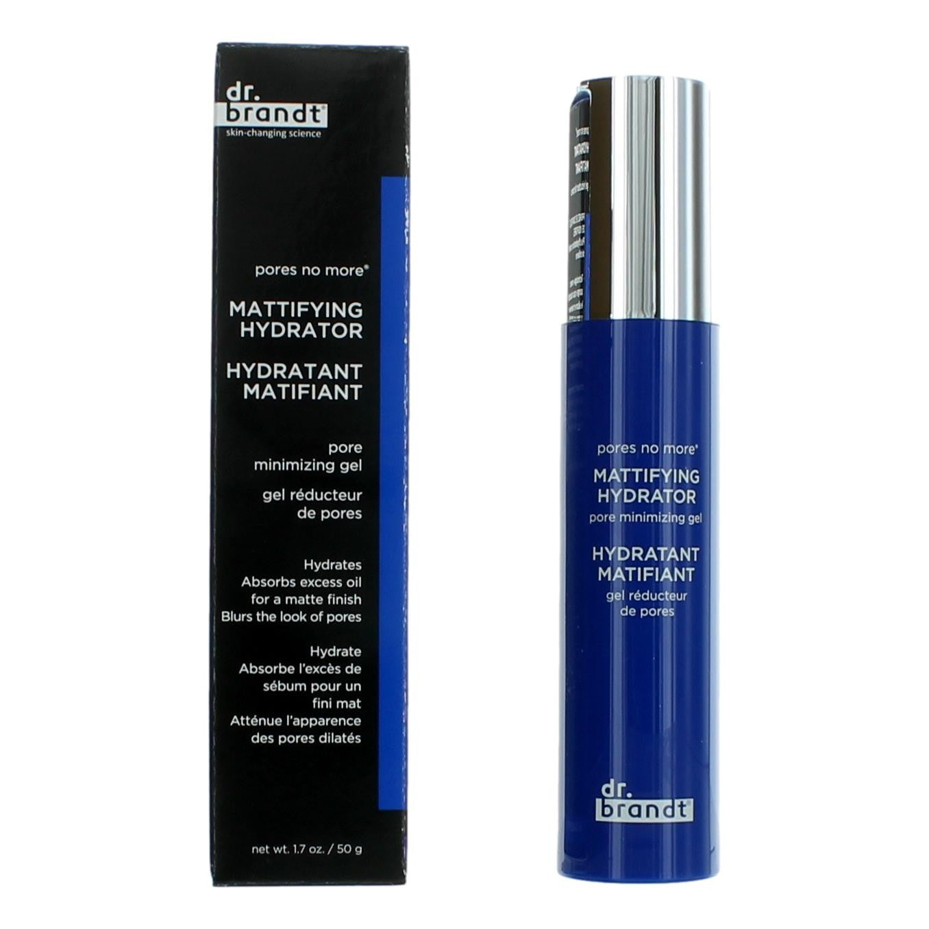 Dr. Brandt Pores No More Mattifying Hydrator, 1.7oz Pore Minimizing Gel by Dr. Brandt