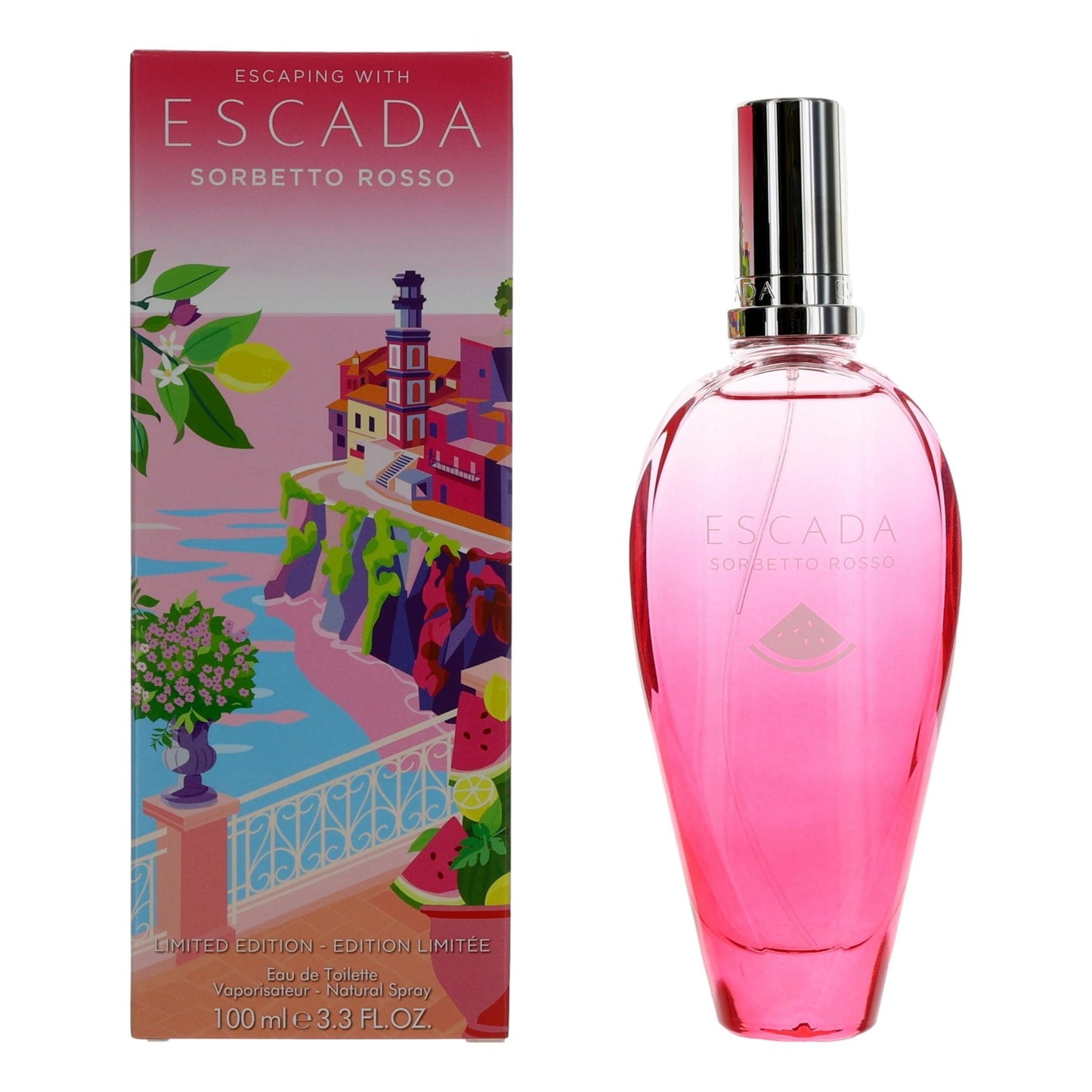 Escada Sorbetto Rosso by Escada, 3.3oz EDT Spray women Limited Edition by Escada