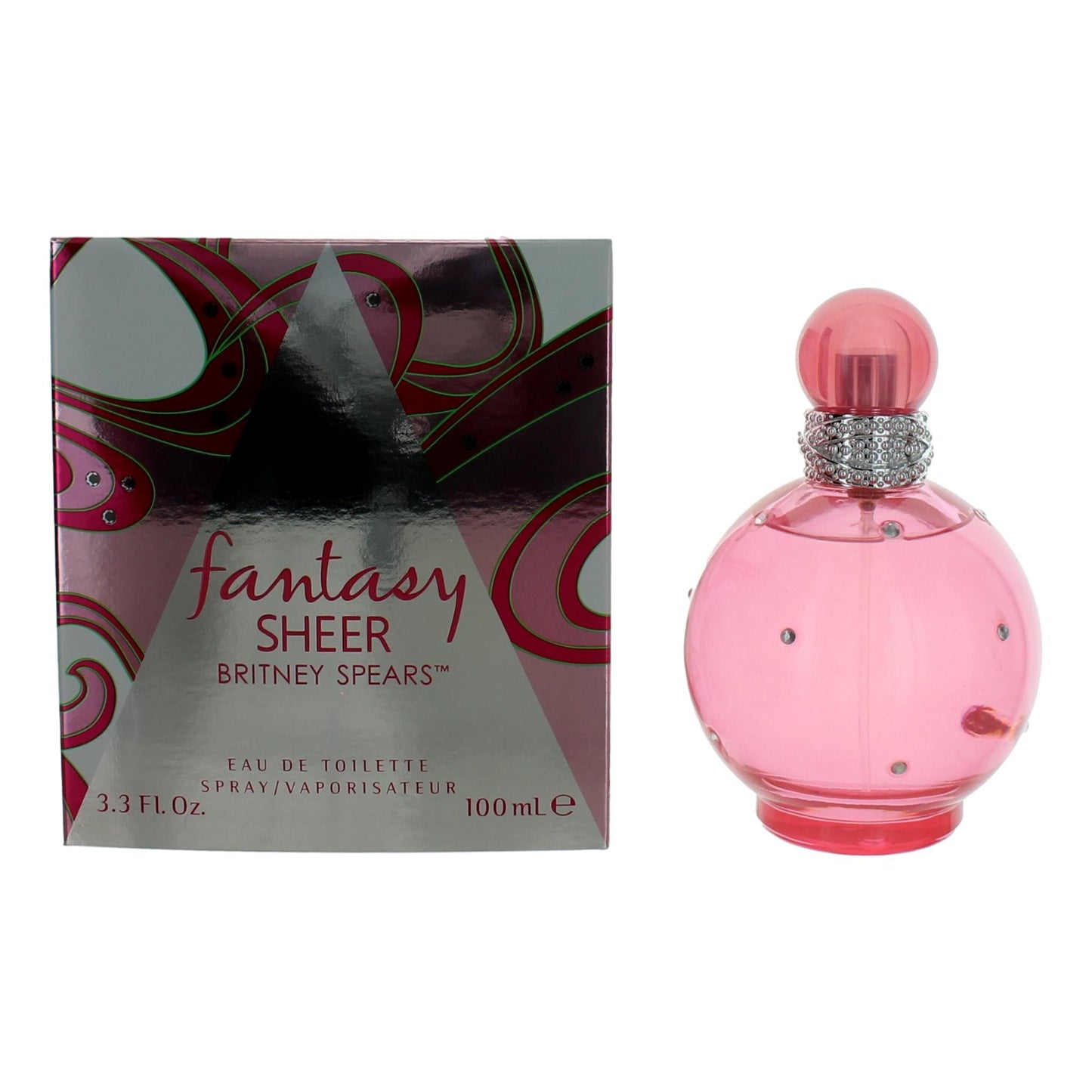Fantasy Sheer by Britney Spears, 3.3 oz EDT Spray for Women by Britney Spears