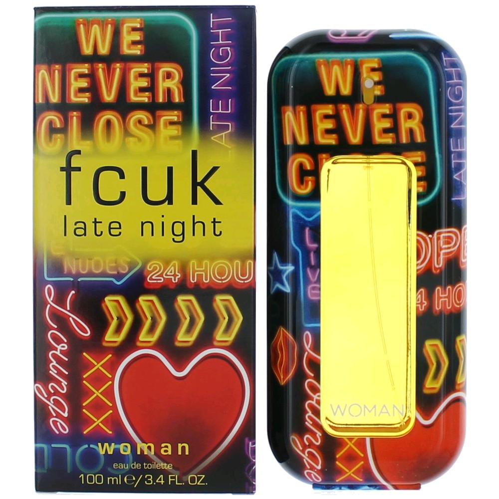 FCUK Late Night by French Connection, 3.4 oz EDT Spray for Women by French Connection