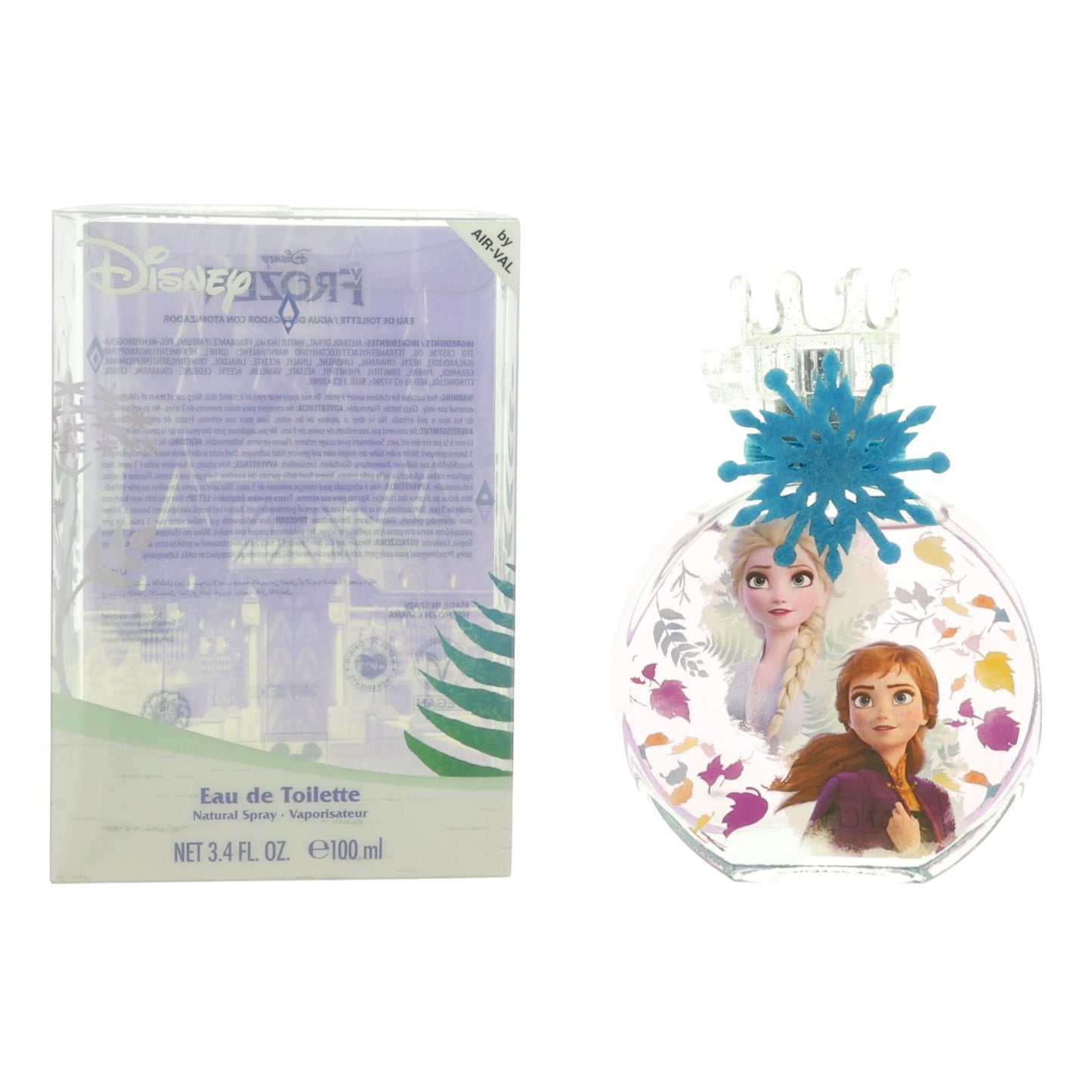 Frozen II by Disney, 3.4 oz EDT Spray for Women with Charm. by Disney