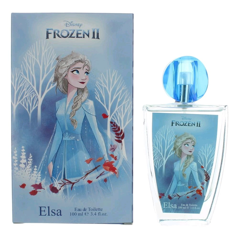 Frozen II Elsa by Disney, 3.4 oz EDT Spray for Girls by Disney