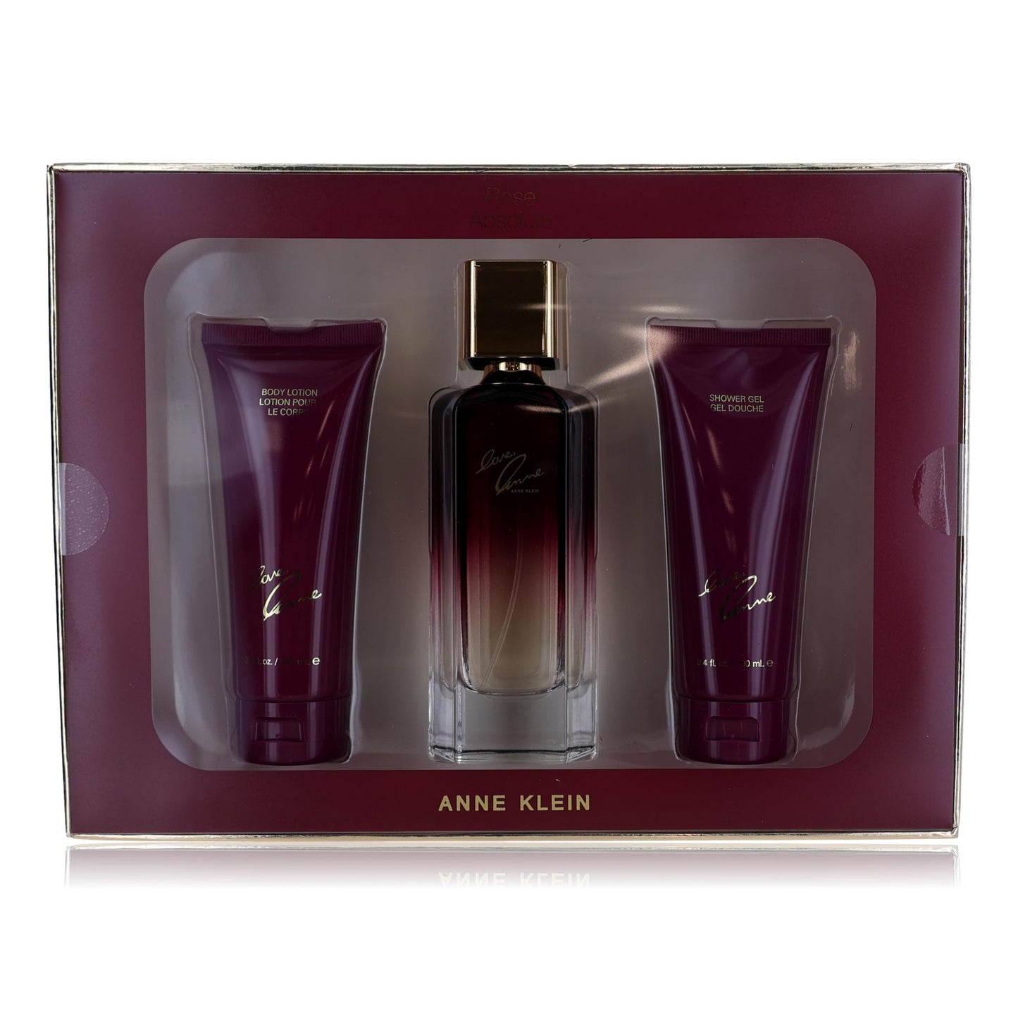 Rose Absolute by Anne Klein, 3 Piece Gift Set for Women by Anne Klein