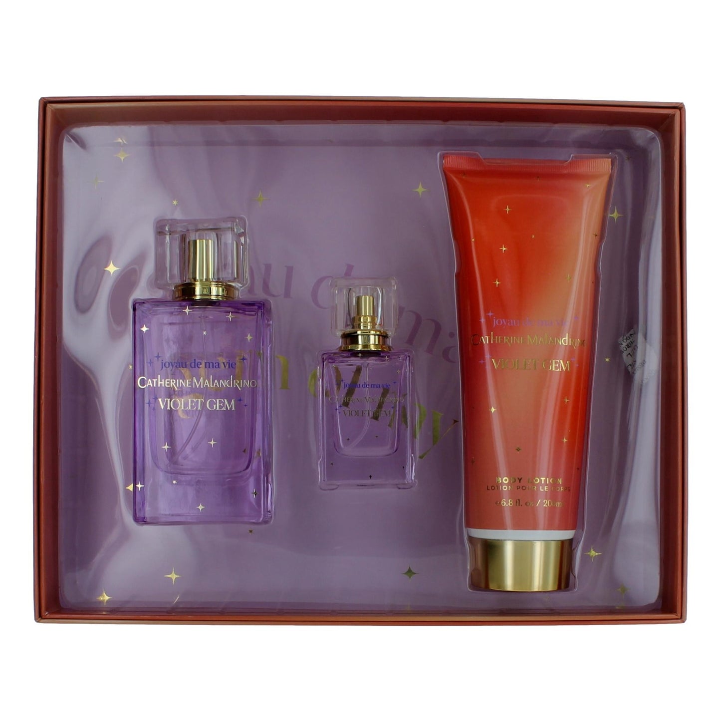 Violet Gem by Catherine Malandrino, 3 Piece Gift Set for Women by Catherine Malandrino