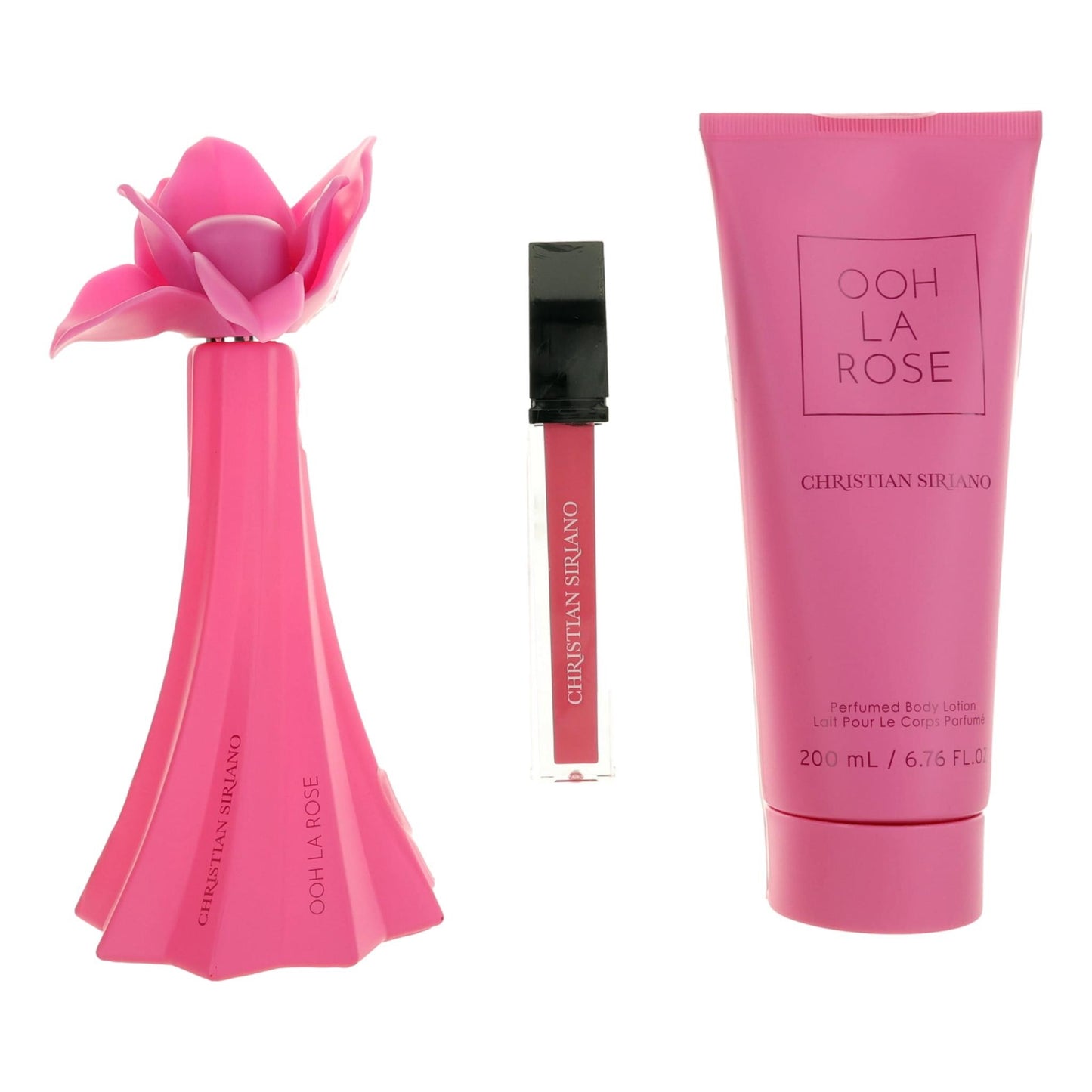 Ooh La Rose by Christian Siriano, 3 Piece Gift Set for Women by Christian Siriano
