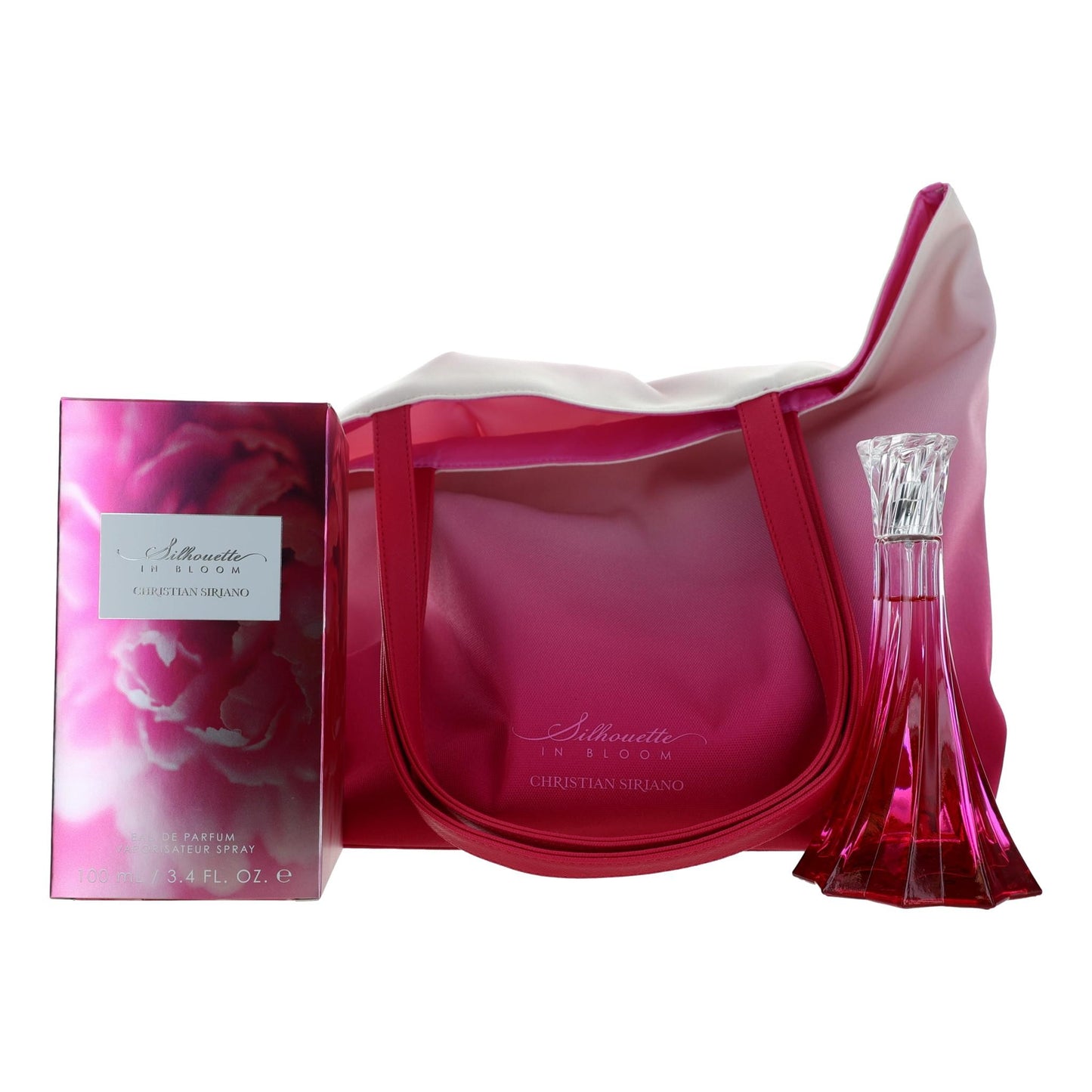 Silhouette In Bloom by Christian Siriano, 2 Piece Gift Set women with Tote Bag by Christian Siriano