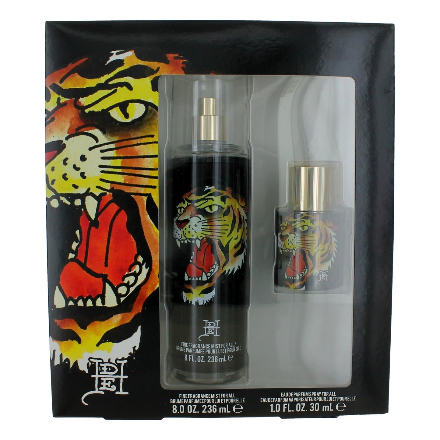 Ed Hardy Tiger Ink by Ed Hardy, 2 Piece Gift Set for Unisex by Ed Hardy