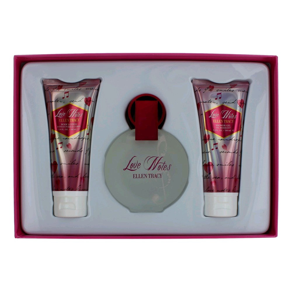 Love Notes by Ellen Tracy, 3 Piece Gift Set for Women by Ellen Tracy