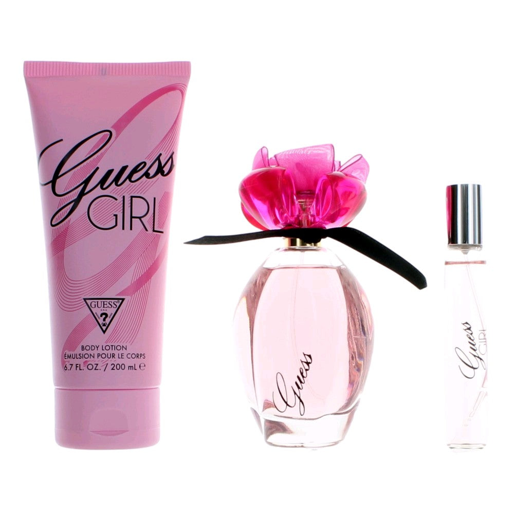 Guess Girl by Guess, 3 Piece Gift Set for Women by Guess