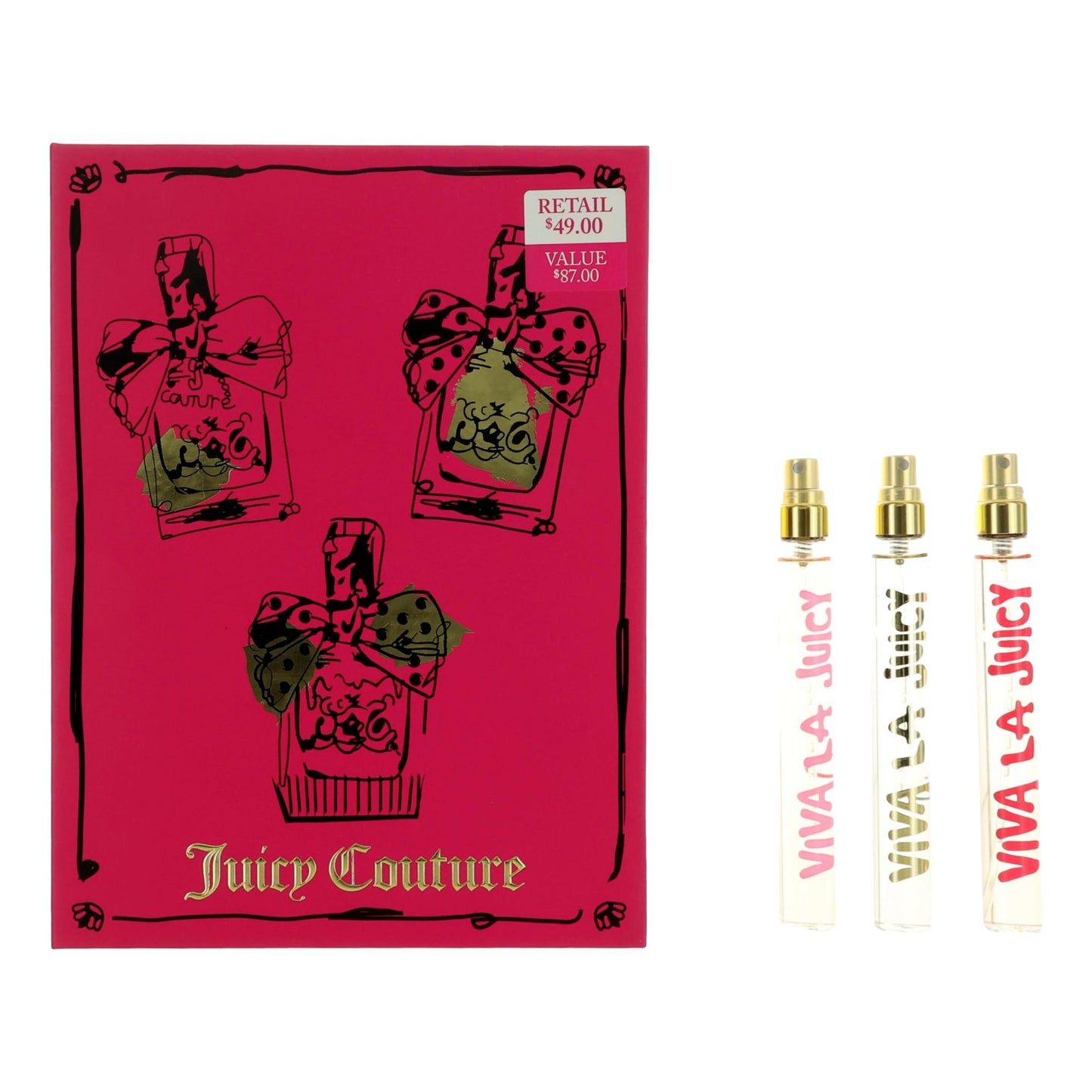 Juicy Couture by Juicy Couture, 3 Piece Variety Coffret Set for Women by Juicy Couture