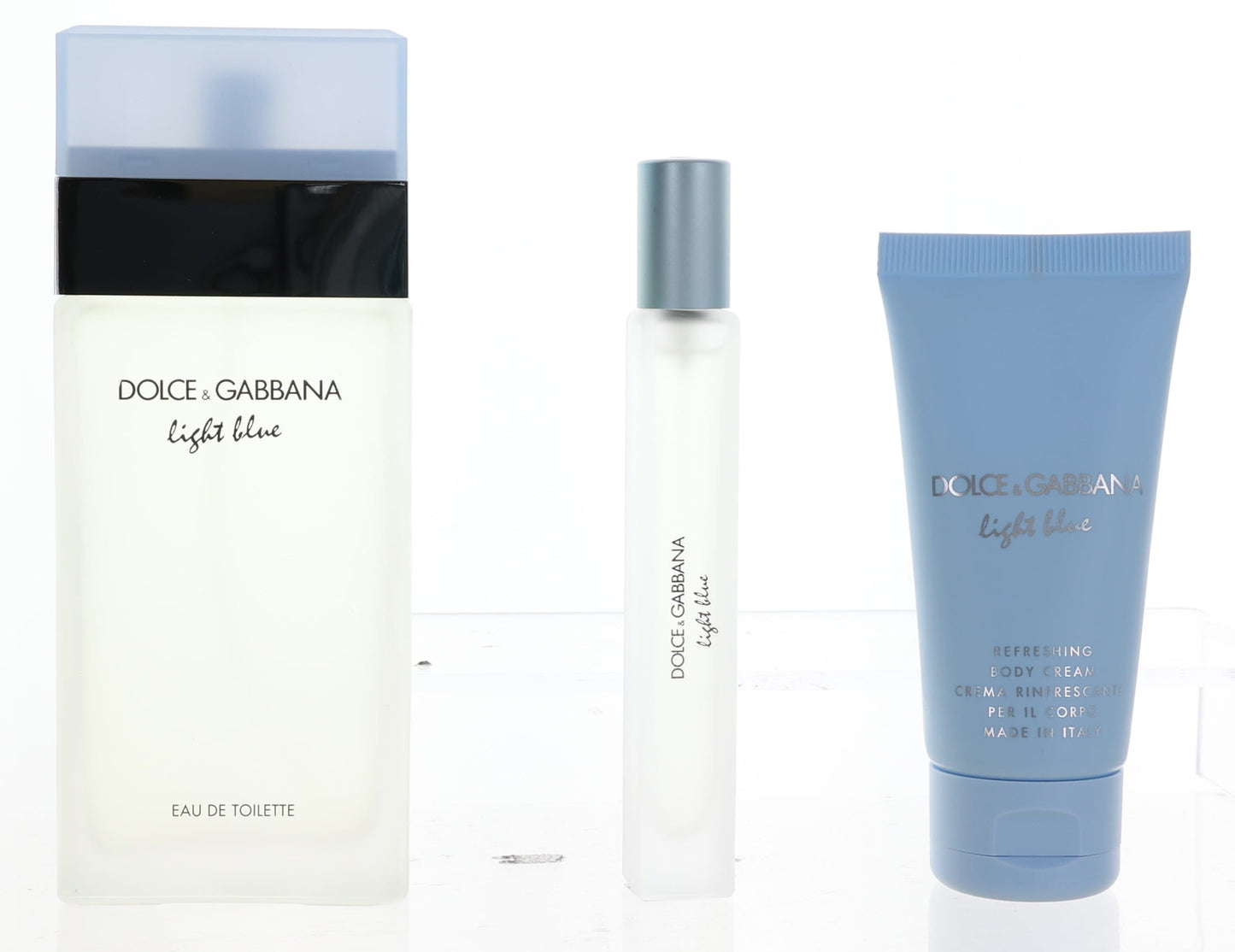 Light Blue by Dolce & Gabbana, 3 Piece Gift Set for Women by Dolce & Gabbana