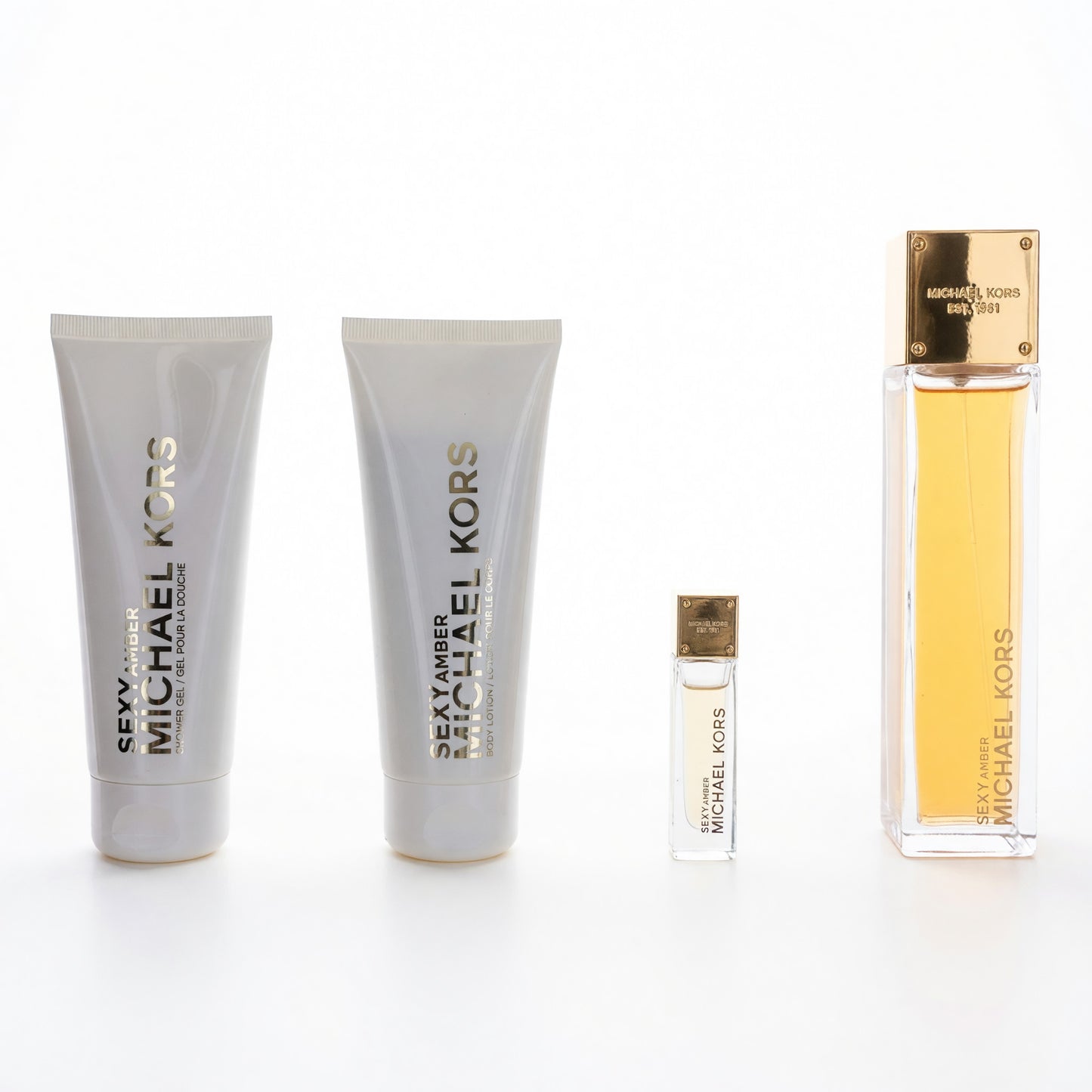 Michael Kors Sexy Amber by Michael Kors, 4 Piece Gift Set for Women by Michael Kors