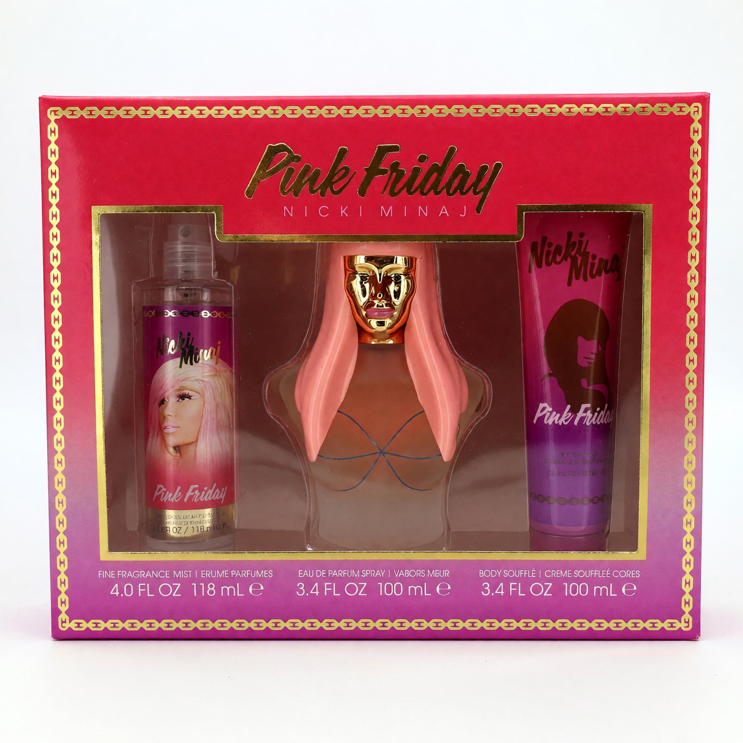 Pink Friday by Nicki Minaj, 3 Piece Gift Set for Women by Nicki Minaj