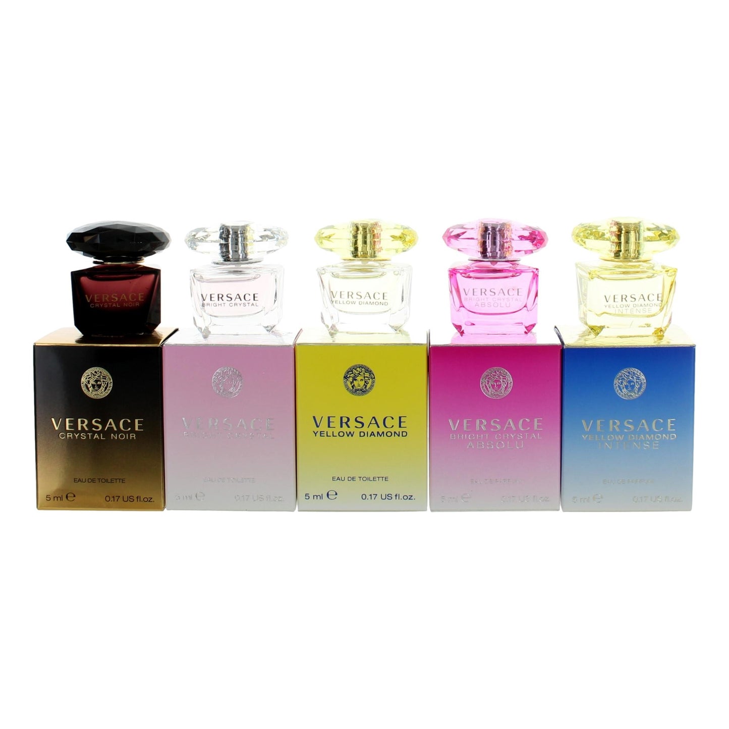 Versace by Versace, 5 Piece Mini Variety Set for Women by Versace