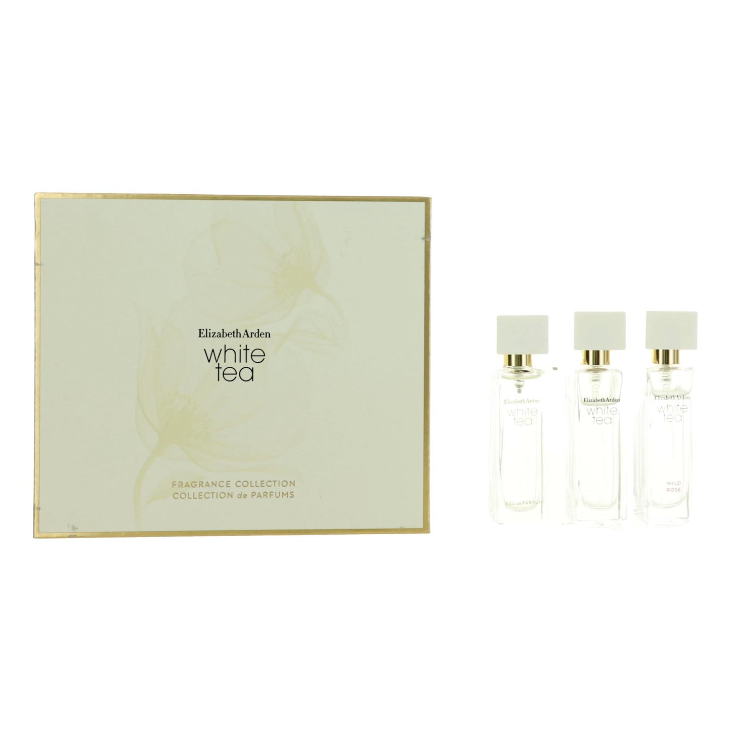 White Tea by Elizabeth Arden, 3 Piece Variety Set for Women by Elizabeth Arden