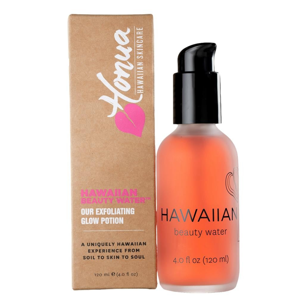 Honua Hawaiin Beauty Water by Houna, 4 oz Facial Exfoliant by Honua