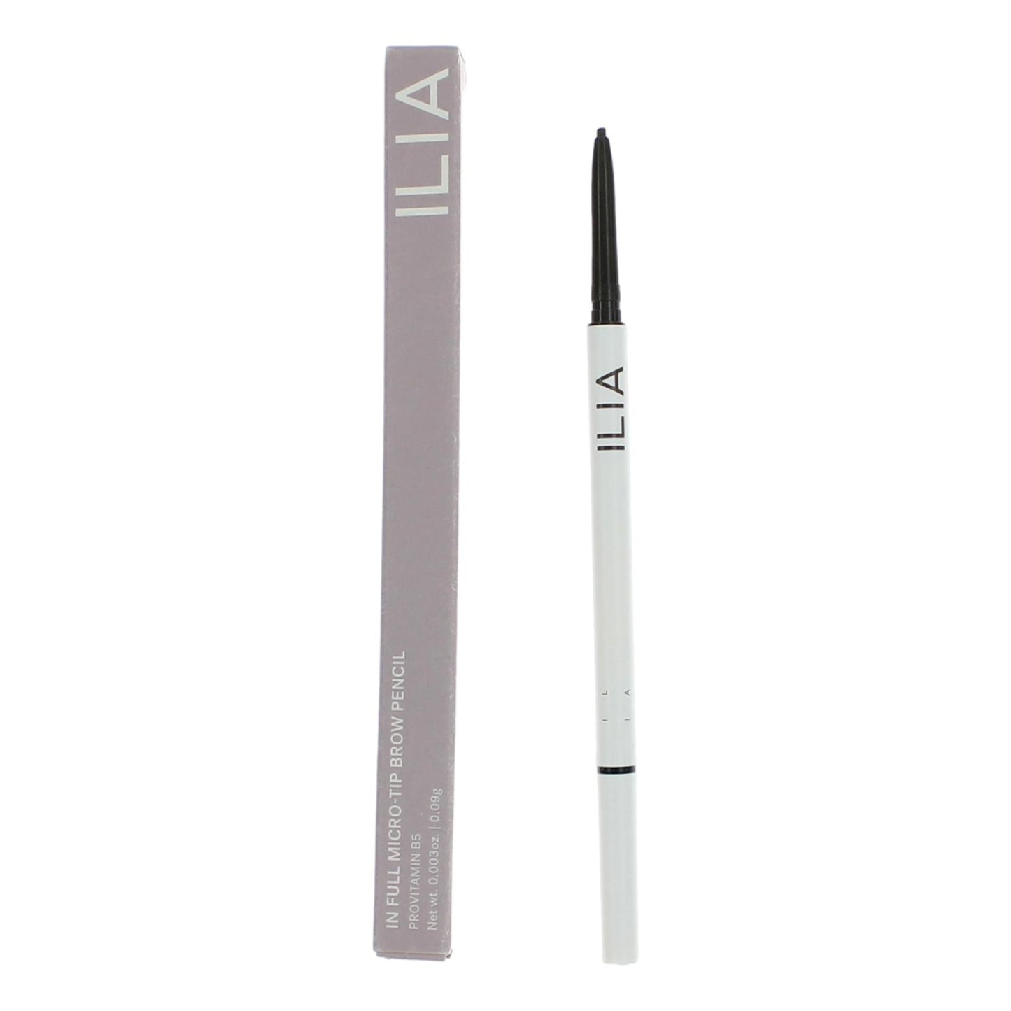 ILIA In Full Micro-Tip Brow Pencil by ILIA, .003 oz Eyebrow Pencil- Soft Black by ILIA