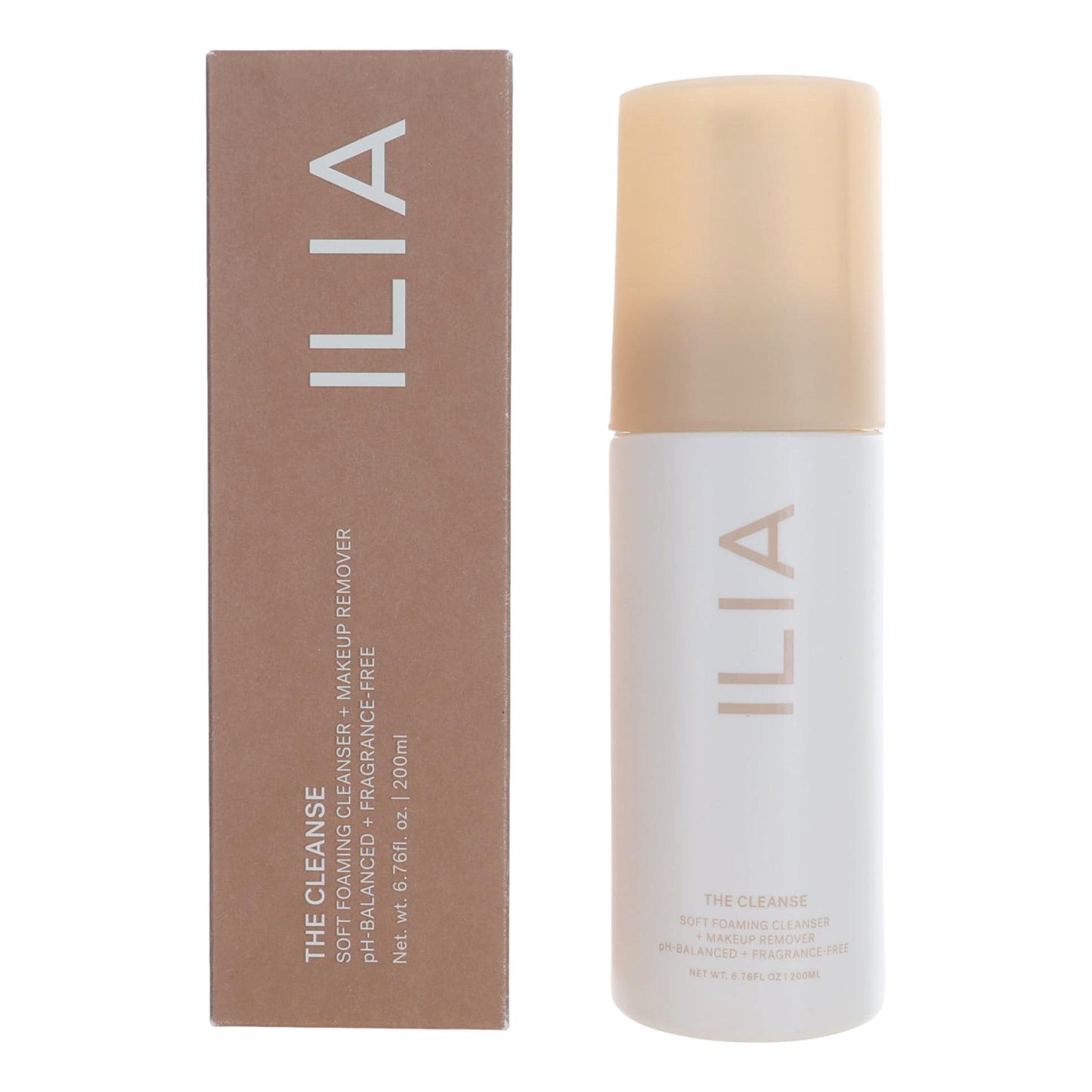 ILIA The Cleanse by ILIA, 6.7oz Soft Foaming Cleanser + Makeup Remover by ILIA
