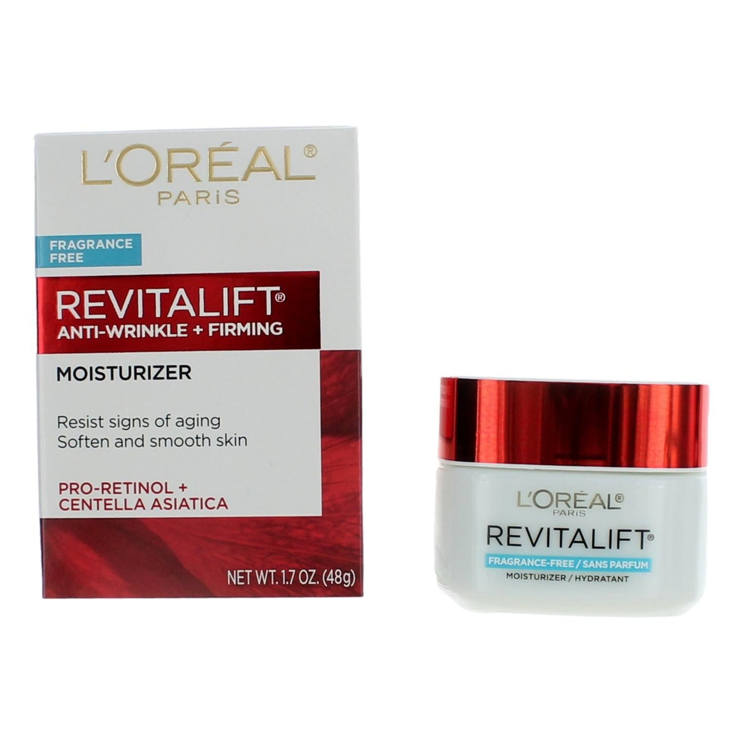 L'Oreal Revitalift Anti-Wrinkle & Firming, 1.7oz Fragrance Free Moisturizer by L'Oreal