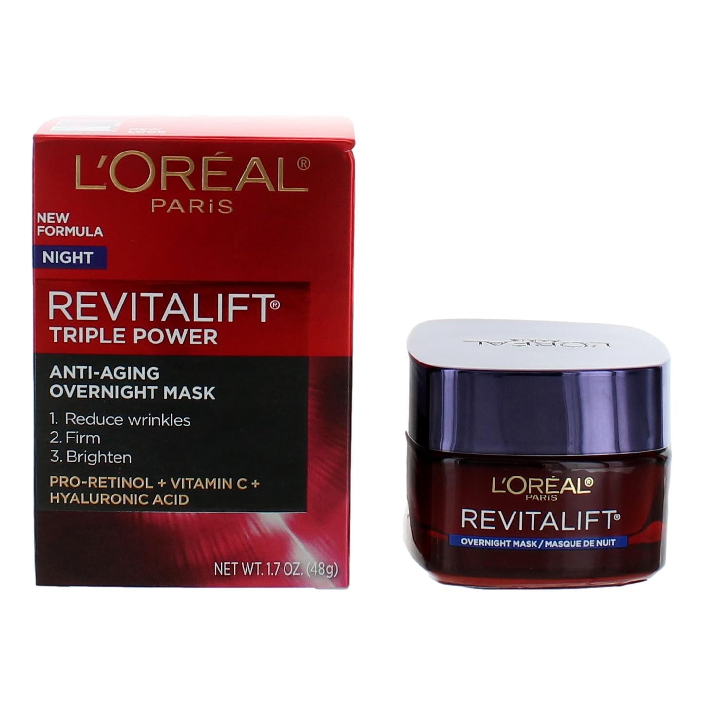 L'Oreal Revitalift Triple Power by L'Oreal, 1.7oz Anti-Aging Overnight Mask by L'Oreal
