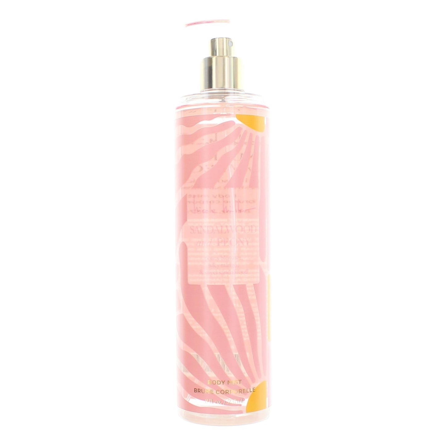 Sandalwood and Peony by Nicole Miller, 8 oz Body Mist for Women by Nicole Miller