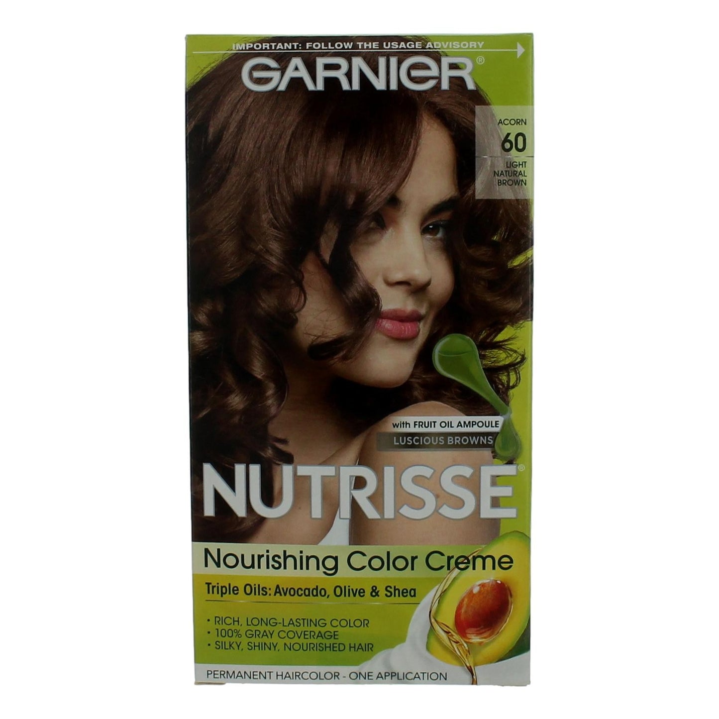 Garnier Hair Color Nutrisse Coloring Creme by Garnier, Hair Color- Acorn 60 by Garnier