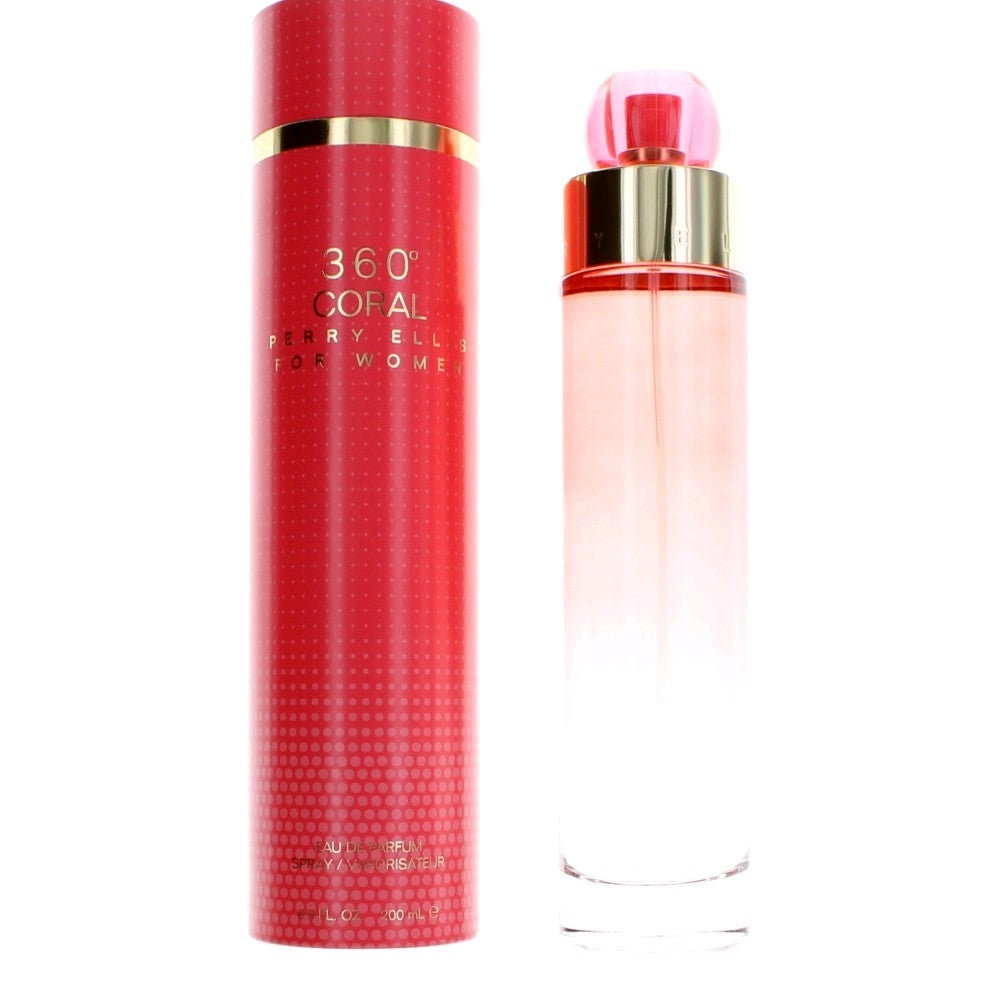Perry Ellis 360 Coral by Perry Ellis, 6.8 oz EDT Spray for Women by Perry Ellis
