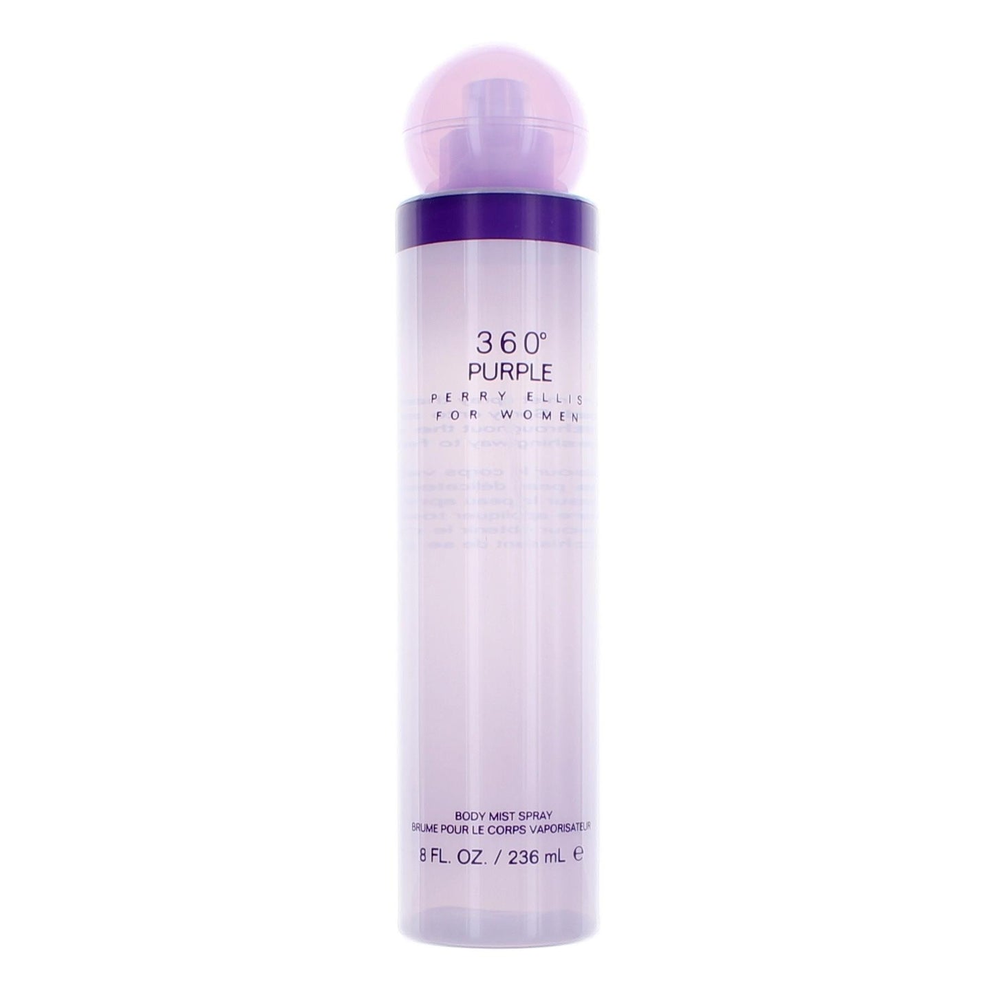 Perry Ellis 360 Purple by Perry Ellis, 8 oz Body Mist Spray for Women by Perry Ellis