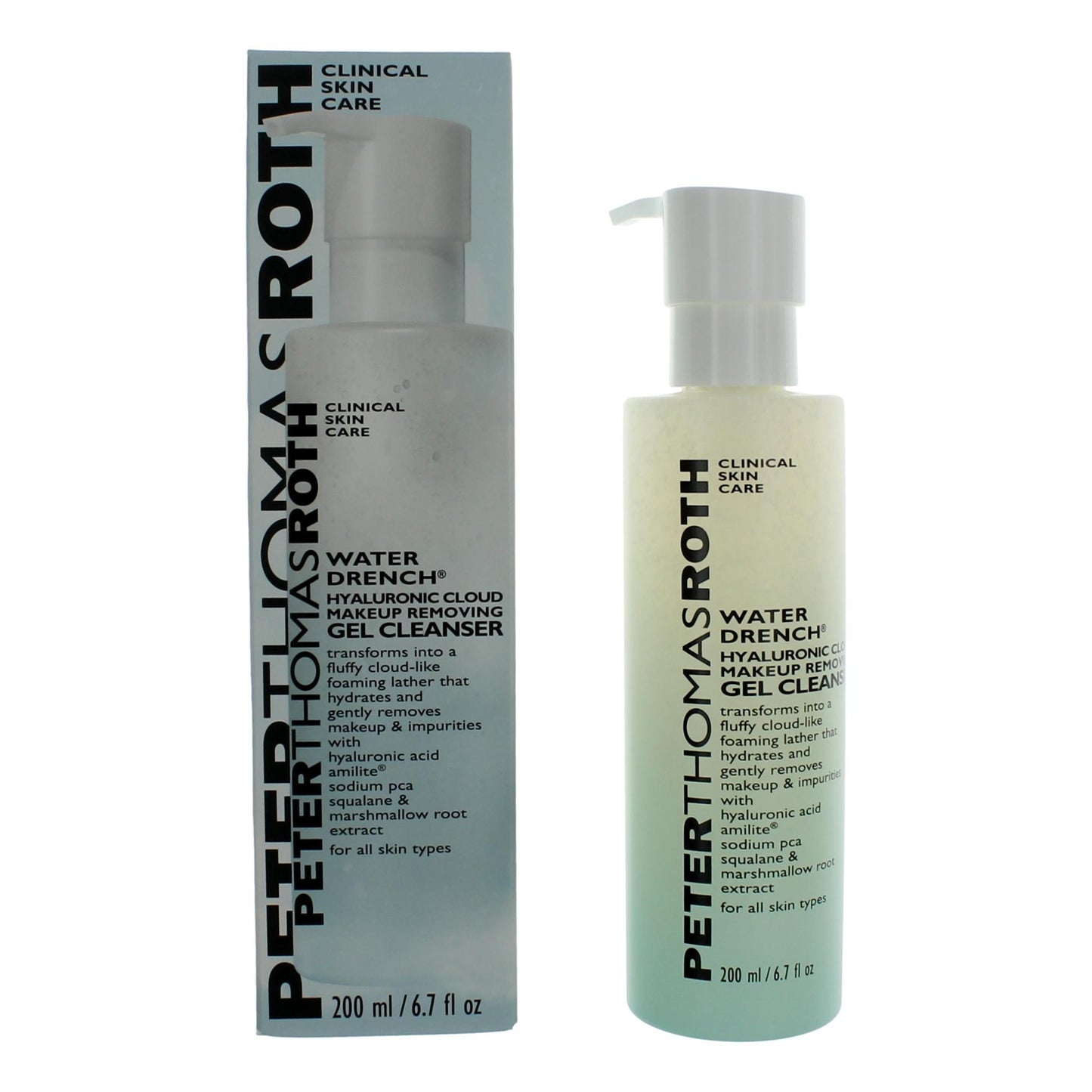 Peter Thomas Roth Water Drench, 6.7oz Hyaluronic Cloud Gel Cleanser by Peter Thomas Roth