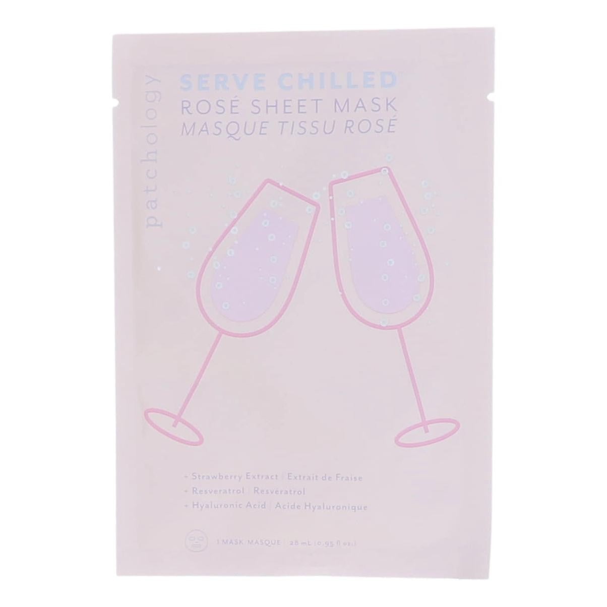 Patchology Serve Chilled by Patchology, 1 Rose Sheet Mask by Patchology