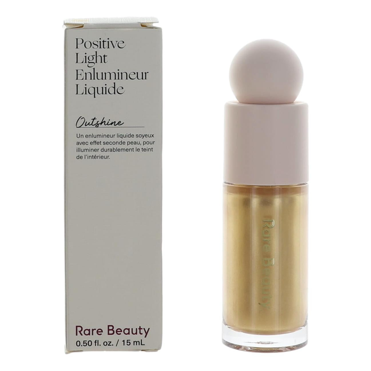 Rare Beauty Positive Light Liquid Luminizer by Rare Beauty, .5 oz Highlighter- Outshine by Rare Beauty