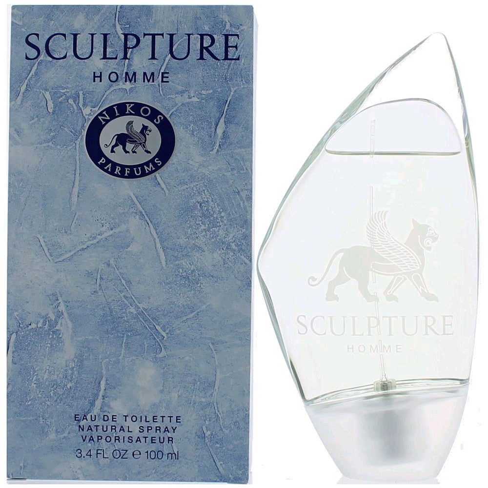 Sculpture Homme by Nikos, 3.4 oz EDT Spray for Men by Nikos