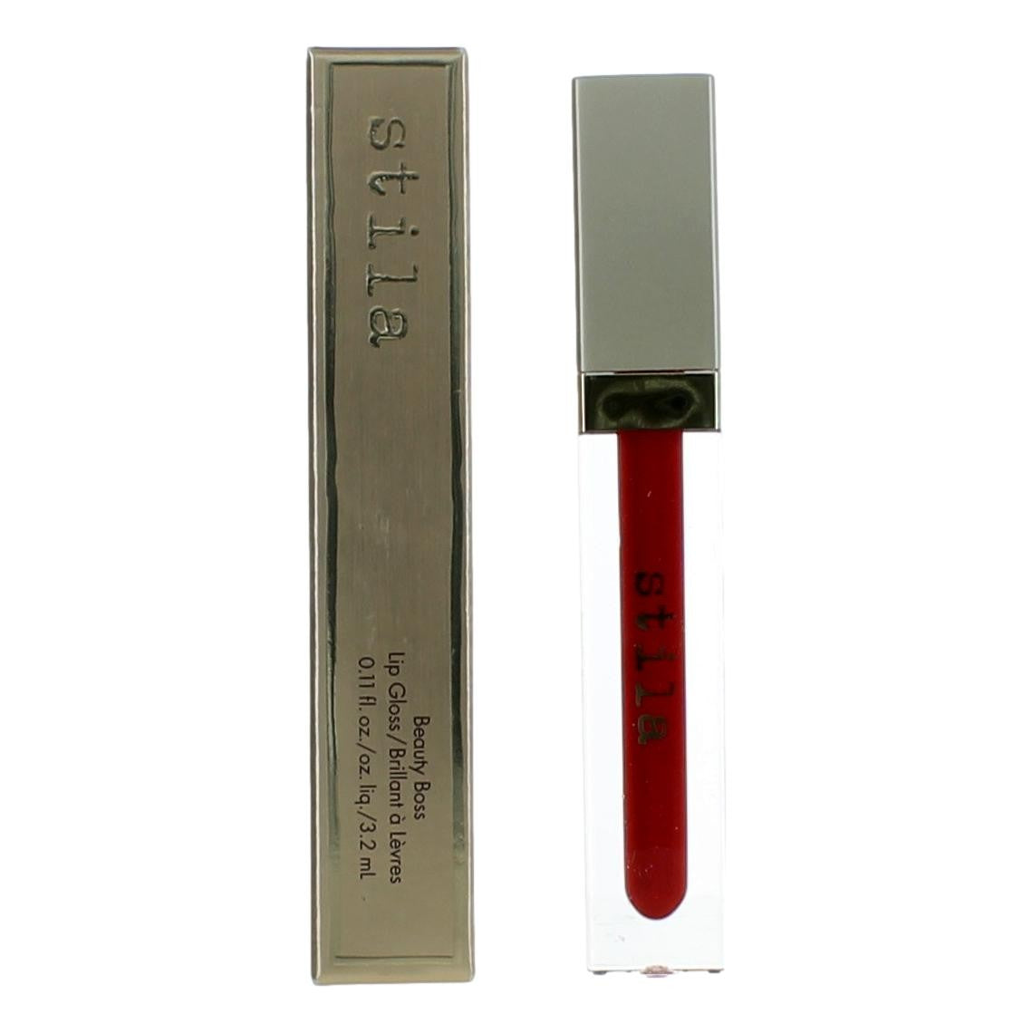 Stila Beauty Boss by Stila Beauty, .11 oz Lip Gloss- In the Red by Stila Beauty