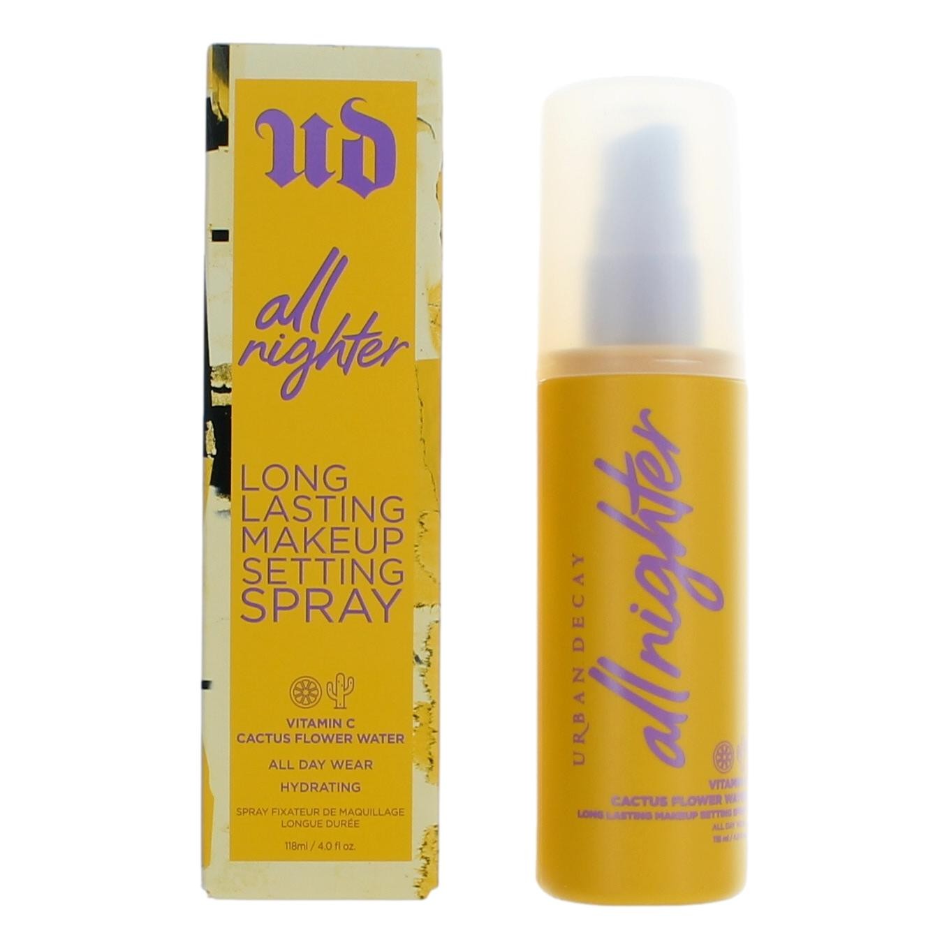 Urban Decay All Nighter by Urban Decay, 4oz Setting Spray with Vitamin C by Urban Decay