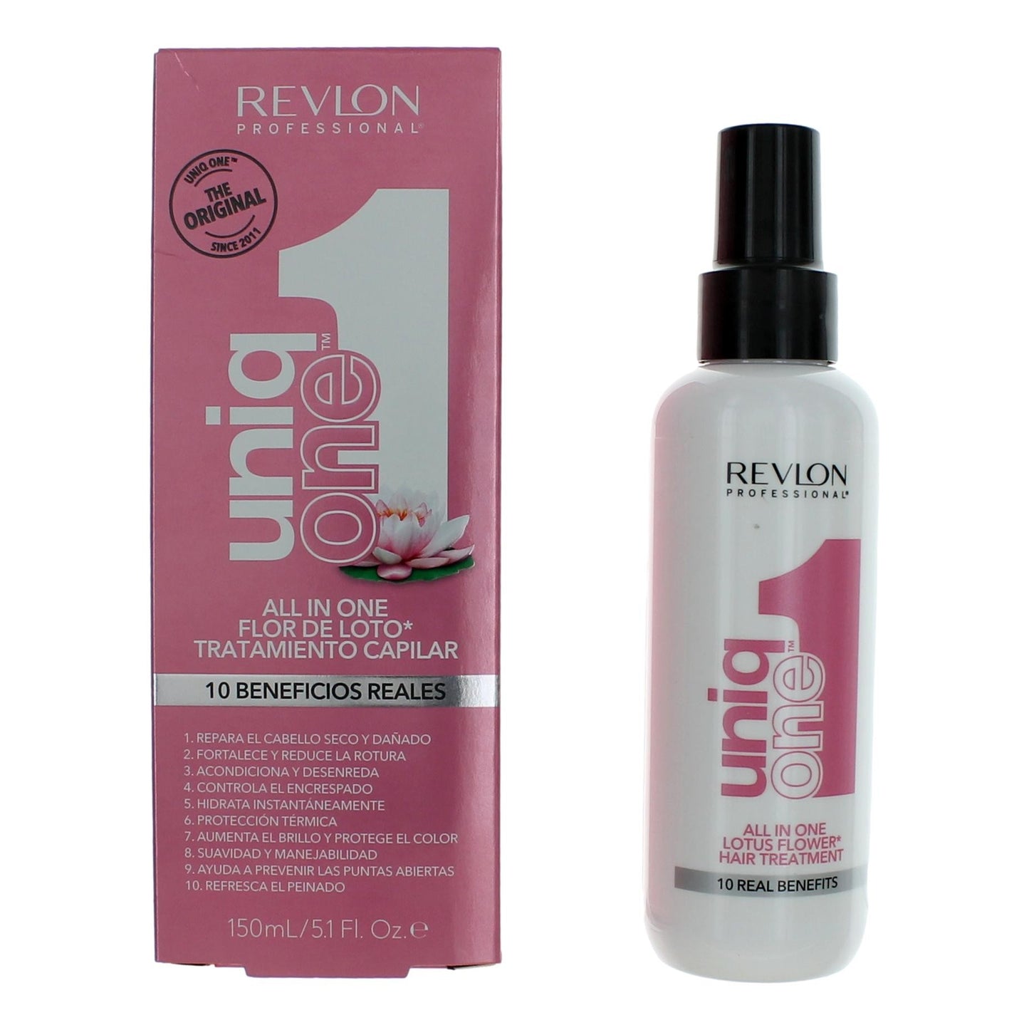UniqOne All In One Lotus Flower Hair Treatment by Revlon, 5.1oz Hair Treatment by Revlon