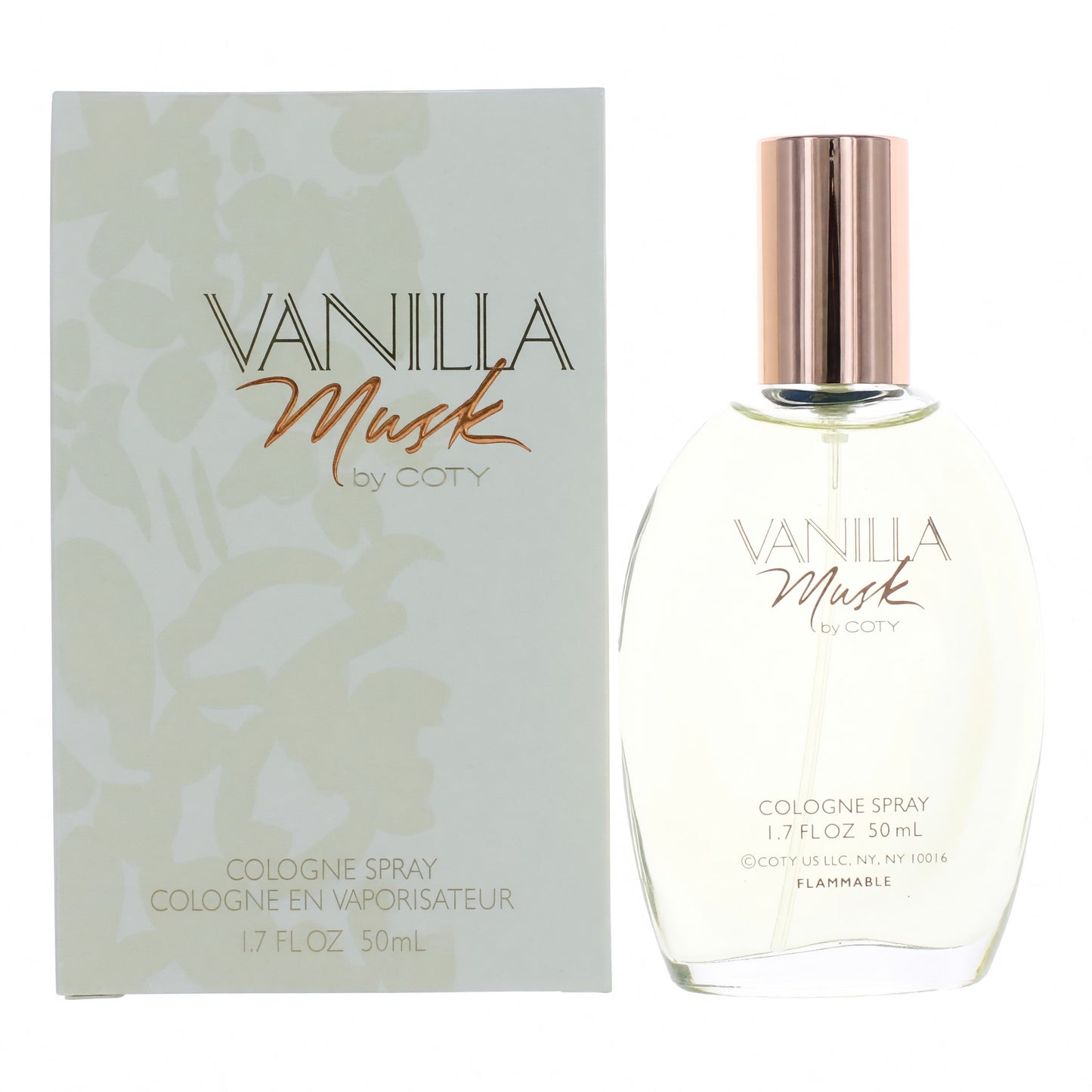 Vanilla Musk by Coty, 1.7 oz Cologne Spray for Women by Coty