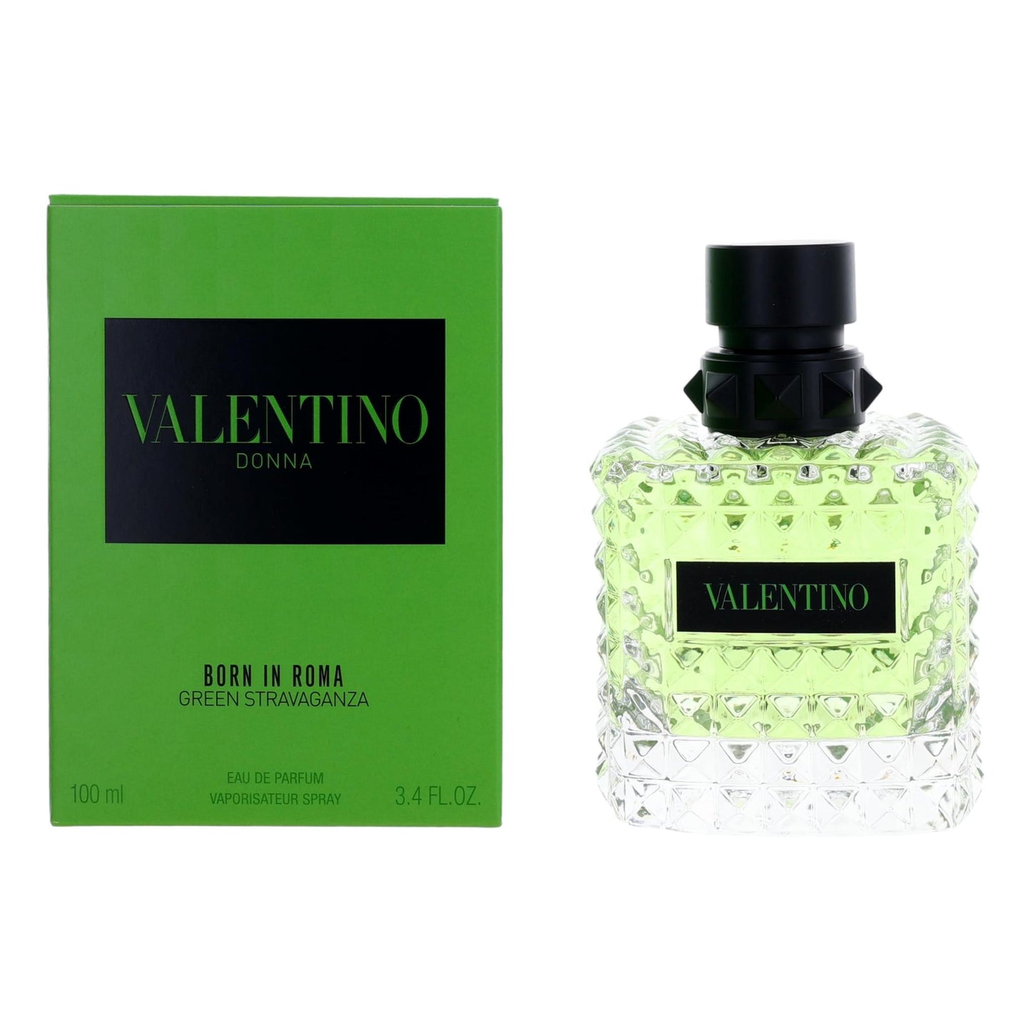 Valentino Donna Born in Roma Green Stravaganza, 3.4oz EDP Spray women by Valentino