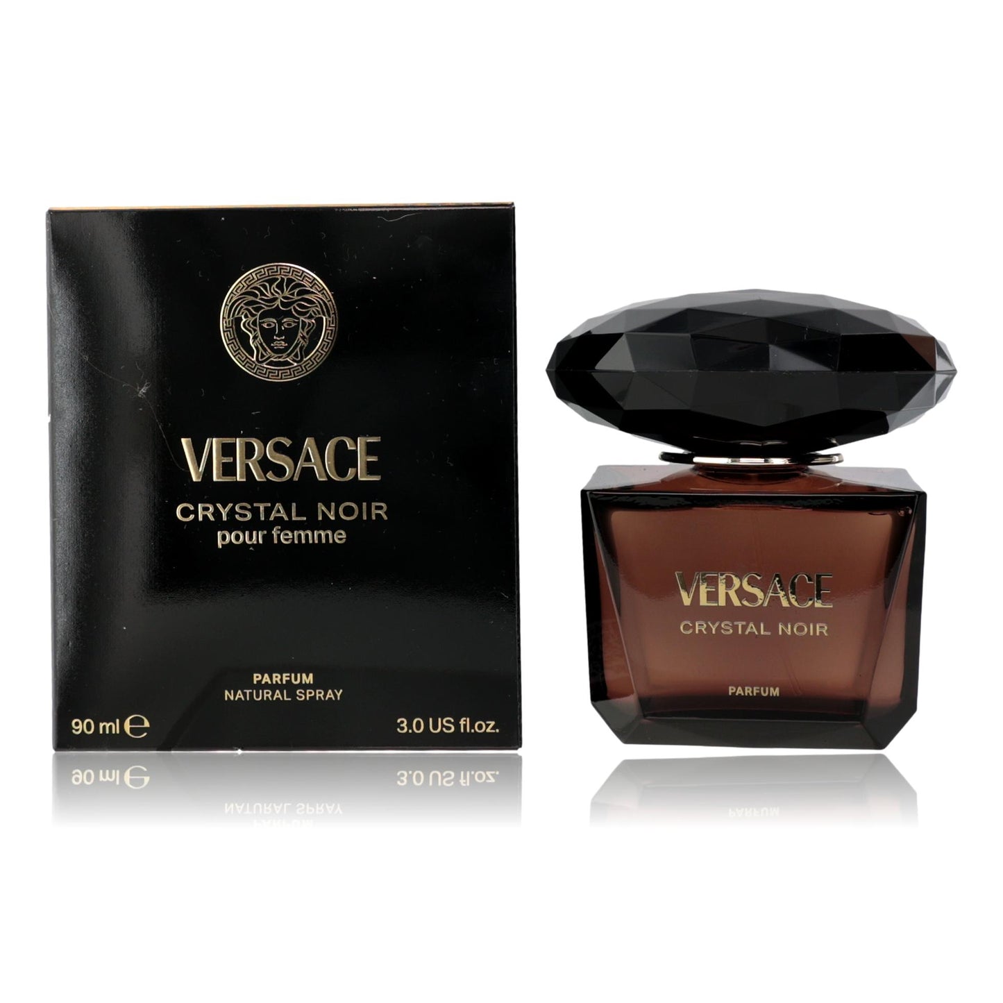 Versace Crystal Noir by Versace, 3 oz Parfum Spray for Women by Versace