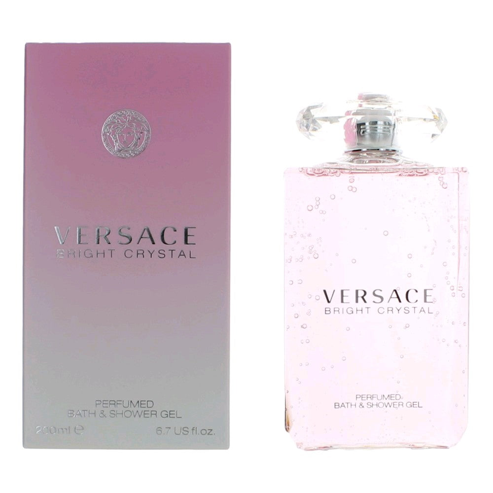 Versace Bright Crystal by Versace, 6.7oz Perfumed Bath & Shower Gel women by Versace