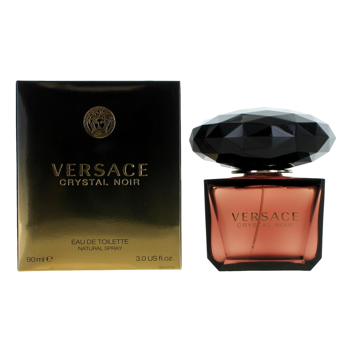 Versace Crystal Noir by Versace, 3 oz EDT Spray for Women by Versace