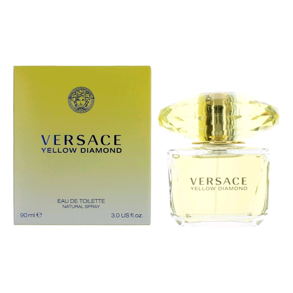 Versace Yellow Diamond by Versace, 3 oz EDT Spray for Women by Versace