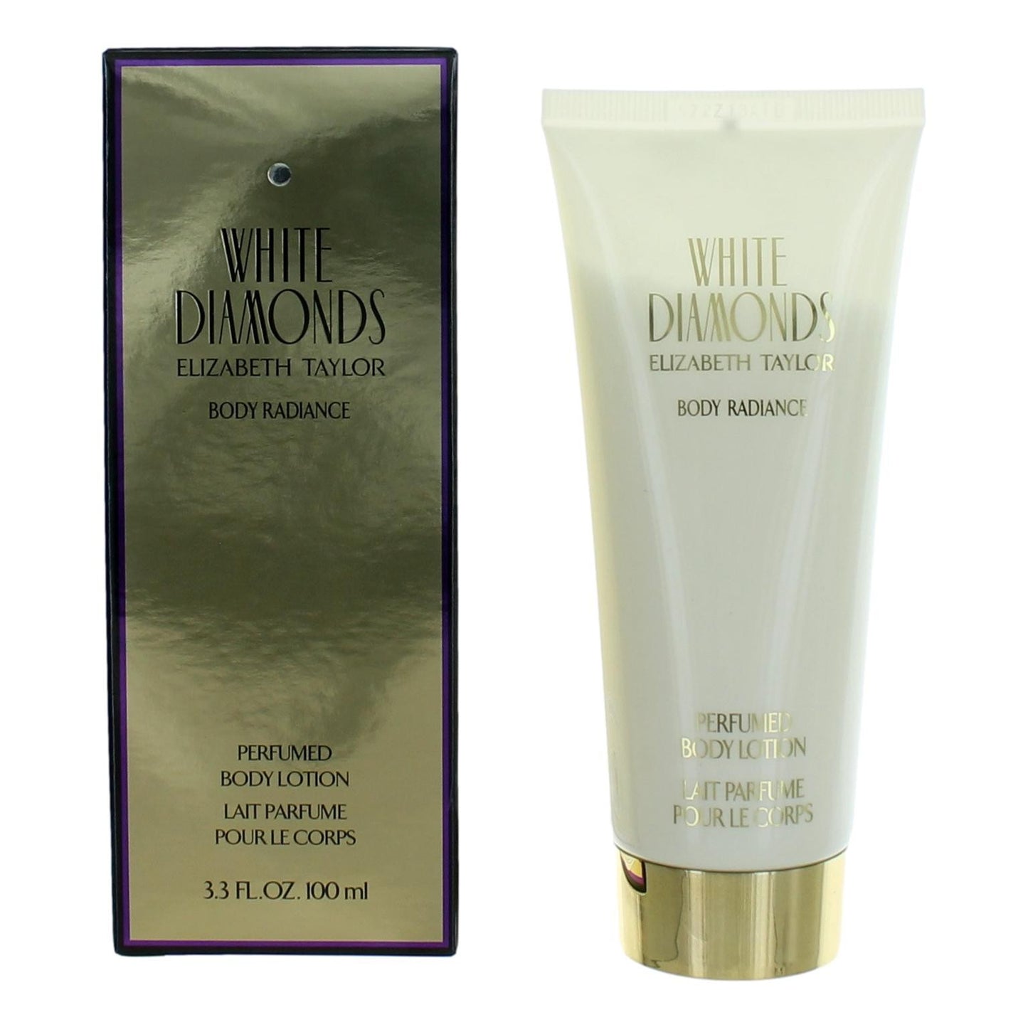 White Diamonds by Elizabeth Taylor, 3.3oz Perfumed Body Lotion girls by Elizabeth Taylor