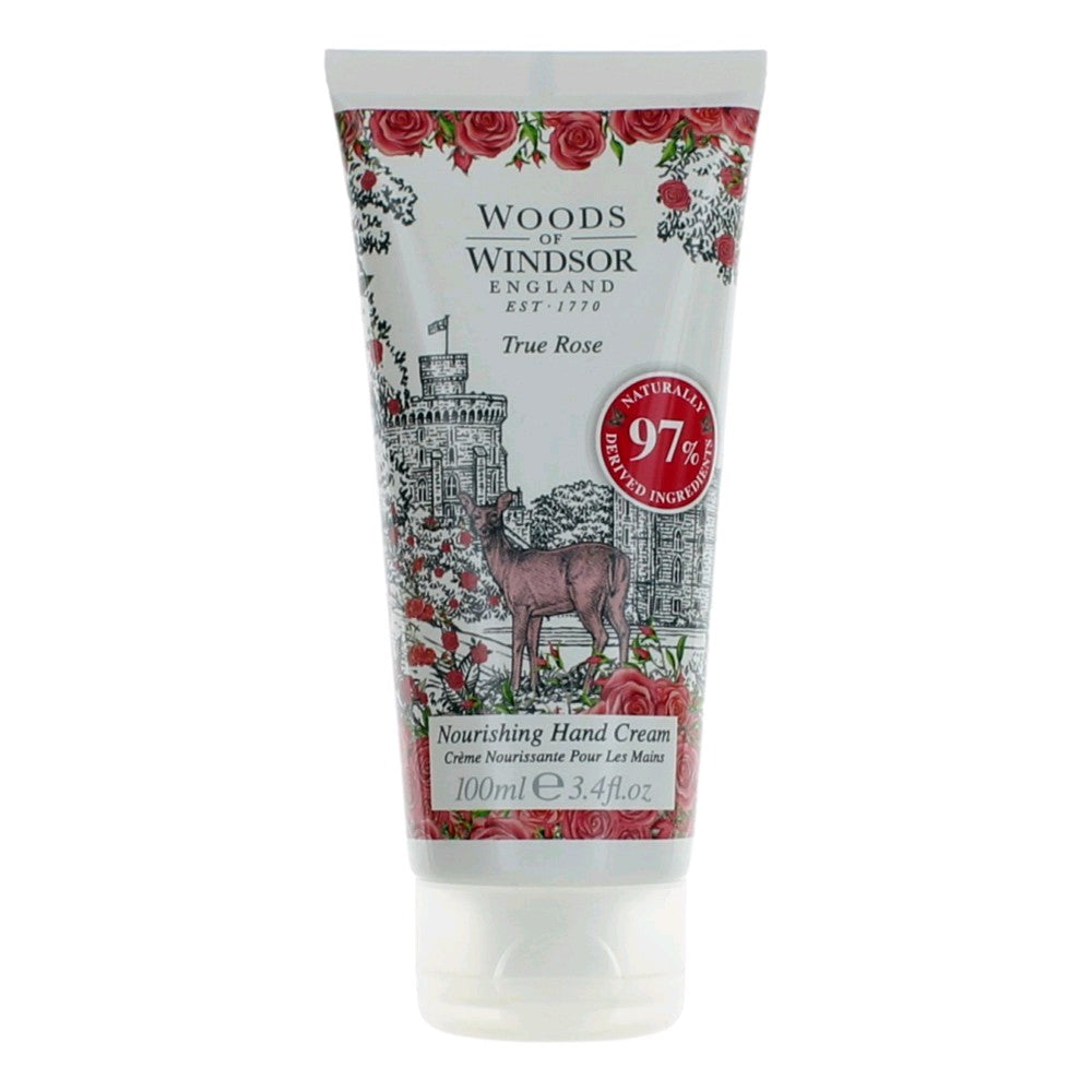 Woods Of Windsor True Rose, 3.4oz Nourishing Hand Cream women by Woods Of Windsor