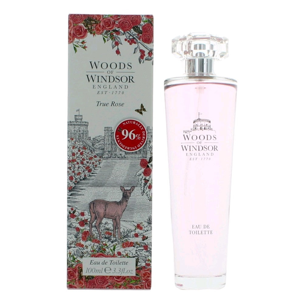 Woods of Windsor True Rose by Woods of Windsor, 3.3oz EDT Spray women by Woods Of Windsor
