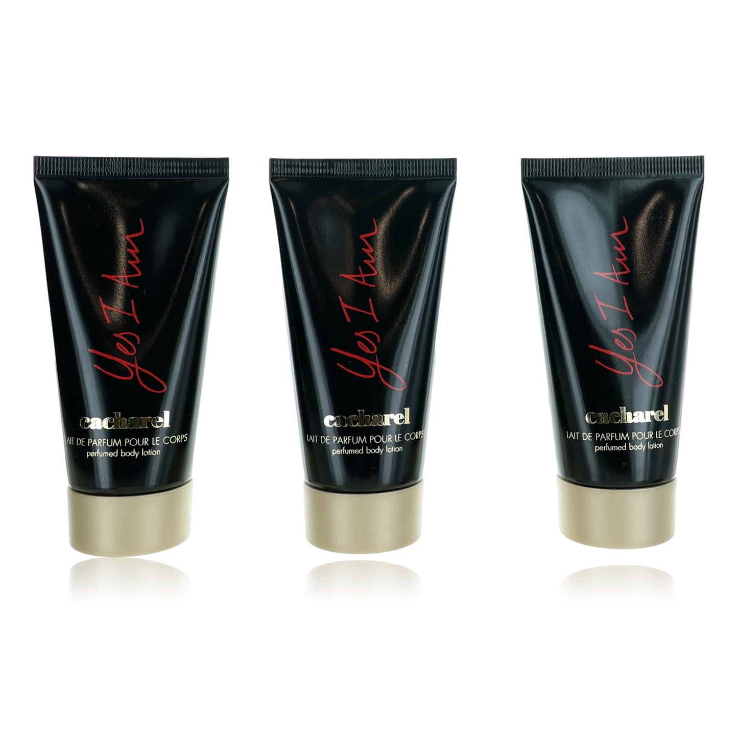 Yes I Am by Cacharel, 1.7oz Body Lotion women - Pack of 3 ( total 5.1oz ) by Cacharel