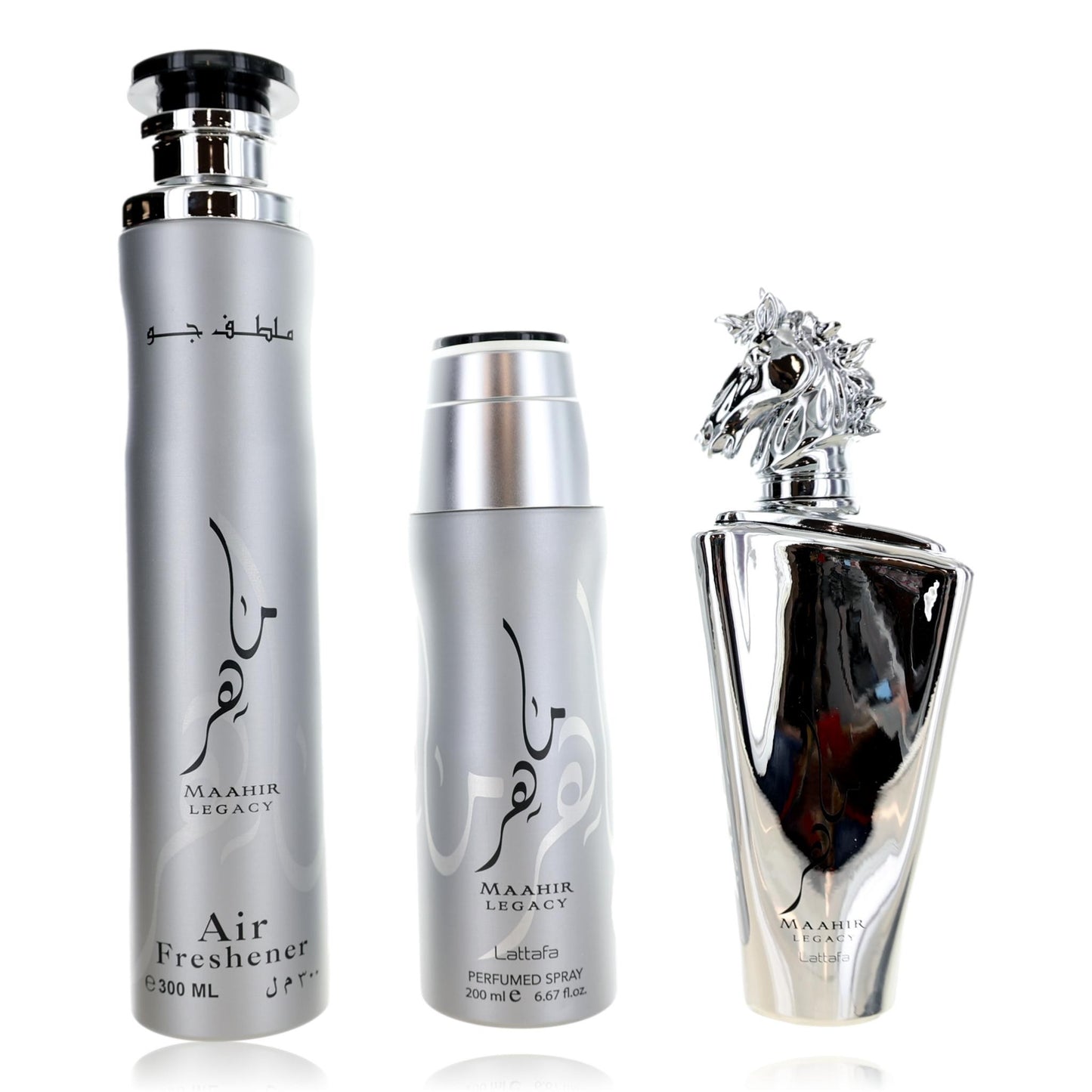 Maahir Legacy by Lattafa, 3 Piece Gift Set for Unisex by Lattafa