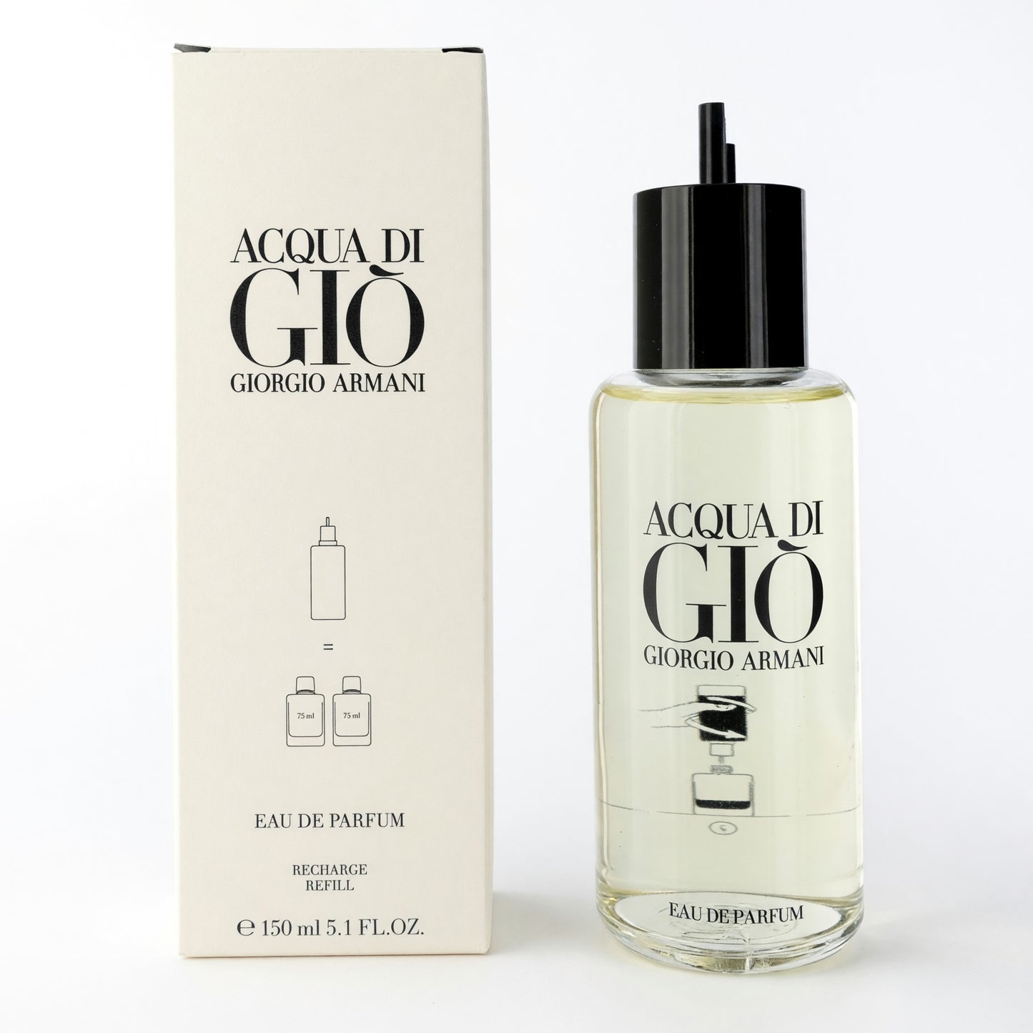 Acqua di Gio by Giorgio Armani, 5.1 oz EDP Refill for Men by Giorgio Armani