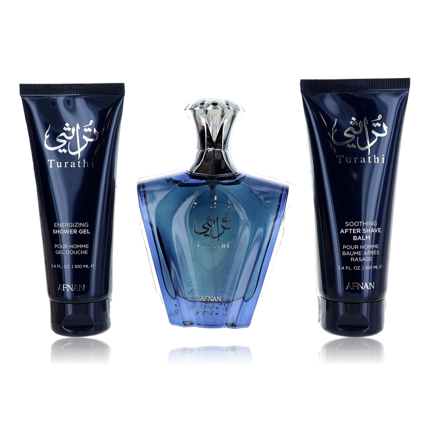 Turathi Blue by Afnan, 3 Piece Set for Men by Afnan