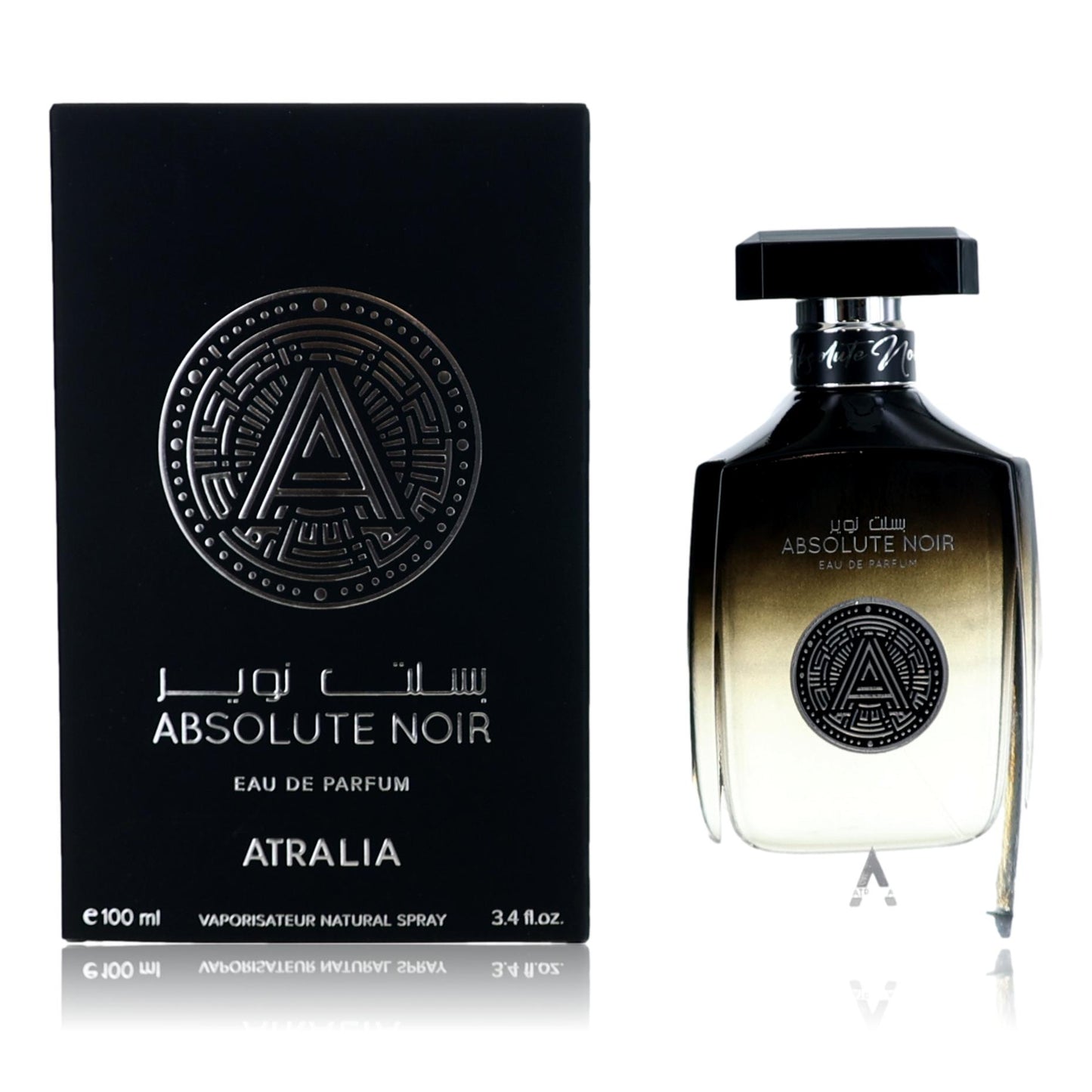 Absolute Noir by Atralia, 3.4 oz EDP Spray for Unisex by Atralia