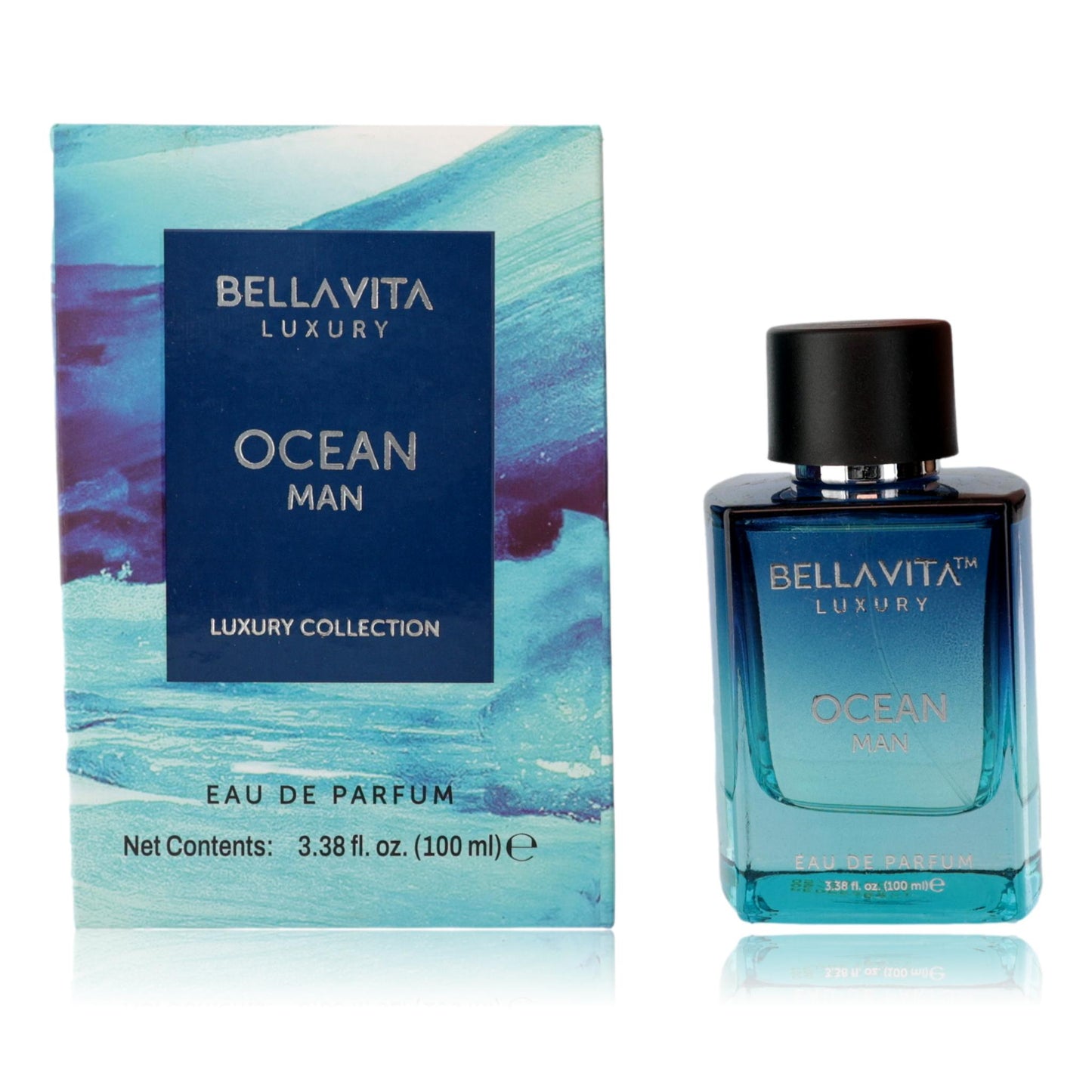 Ocean Man by Bellavita, 3.3 oz EDP Spray for Men by Bellavita